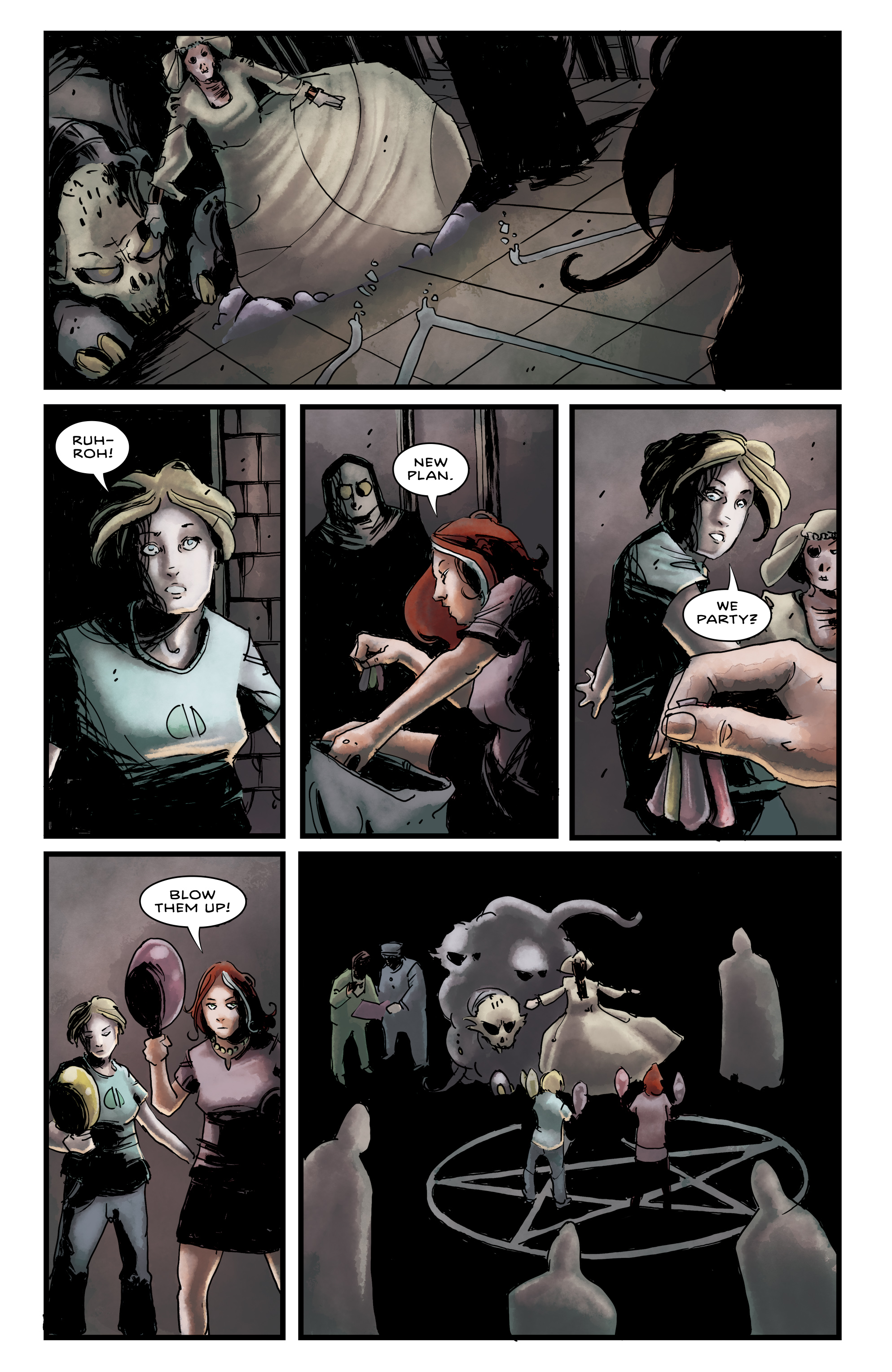 Read online The Case of the Bleeding Wall comic -  Issue #4 - 8