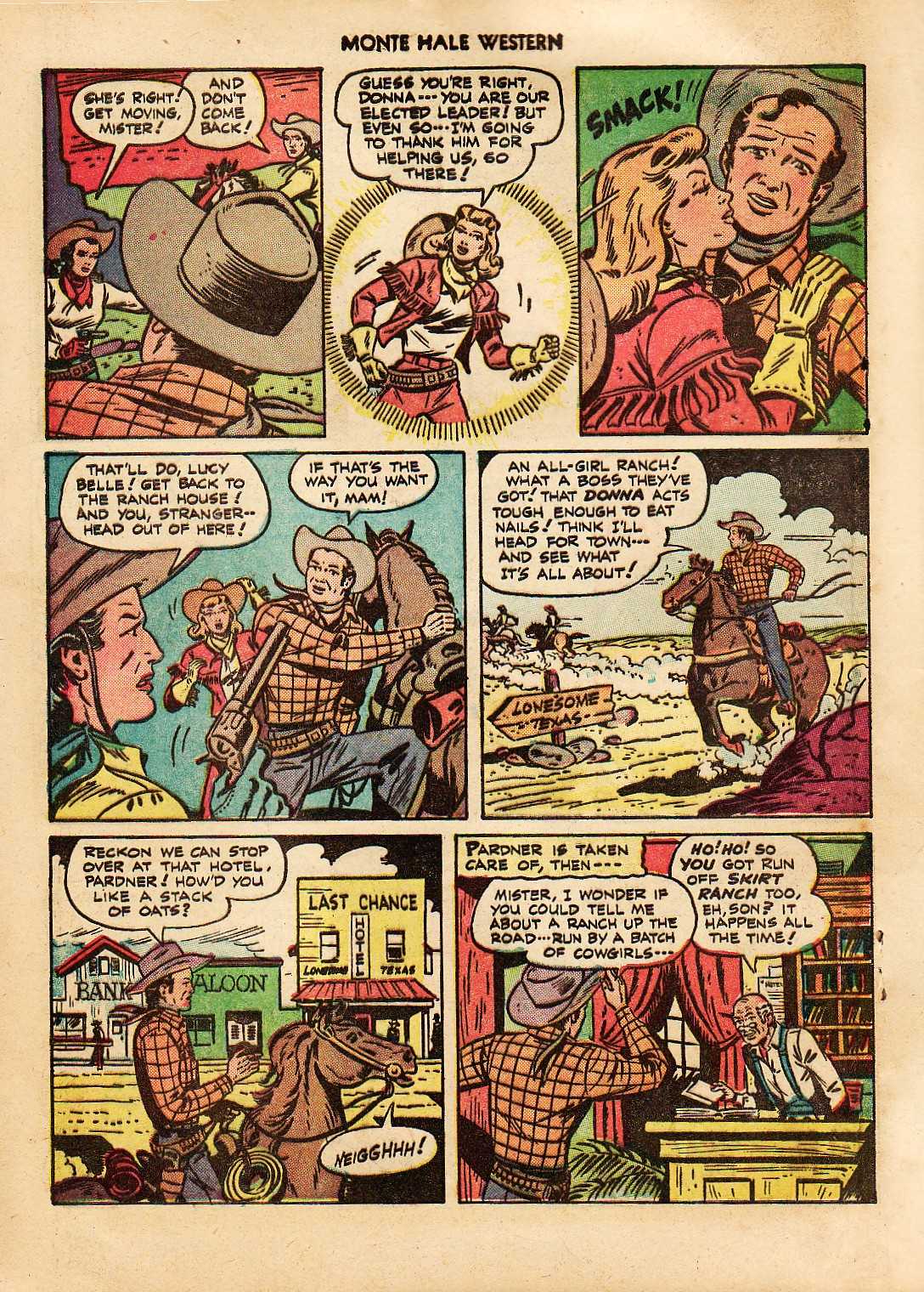 Read online Monte Hale Western comic -  Issue #38 - 27