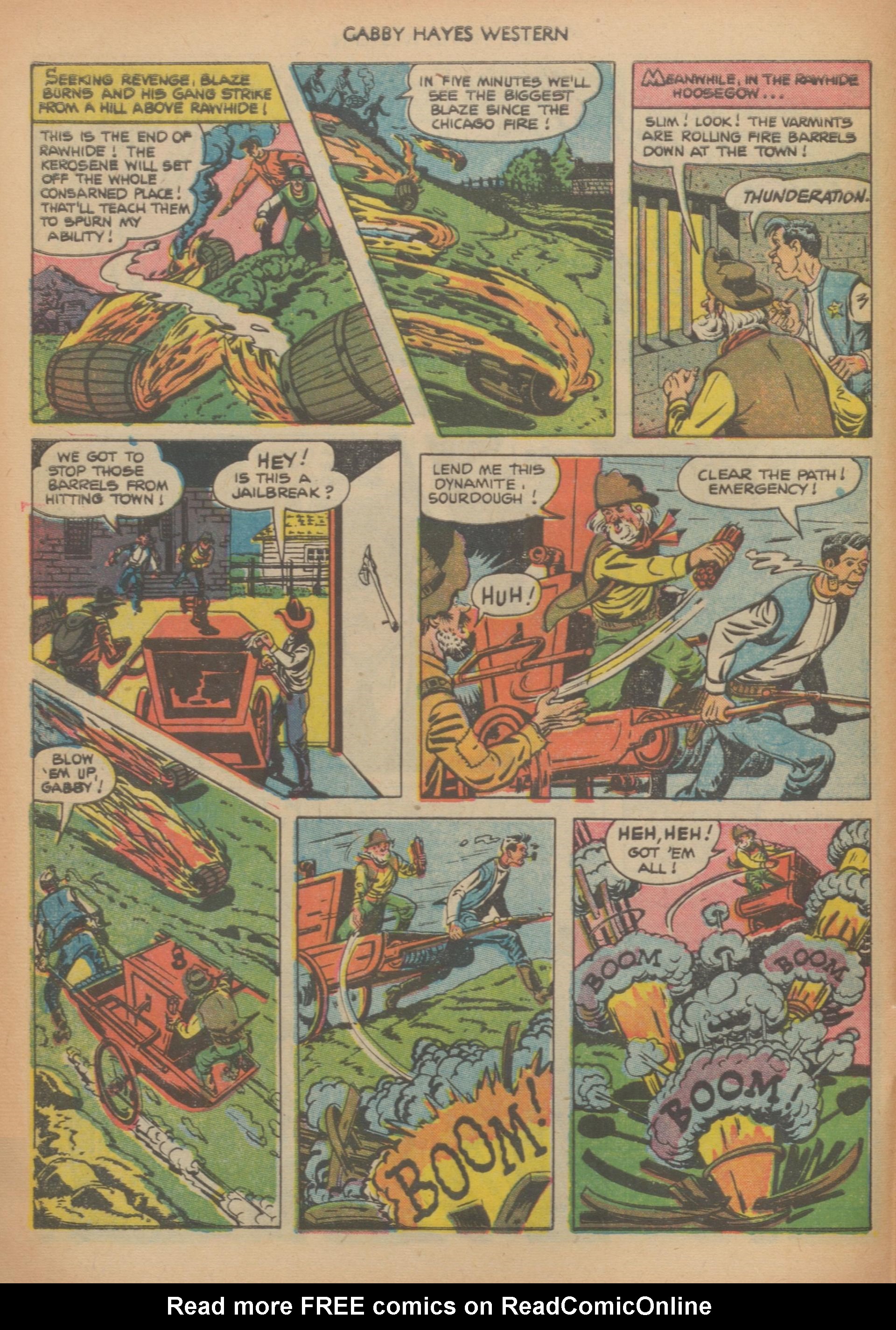 Read online Gabby Hayes Western comic -  Issue #38 - 8