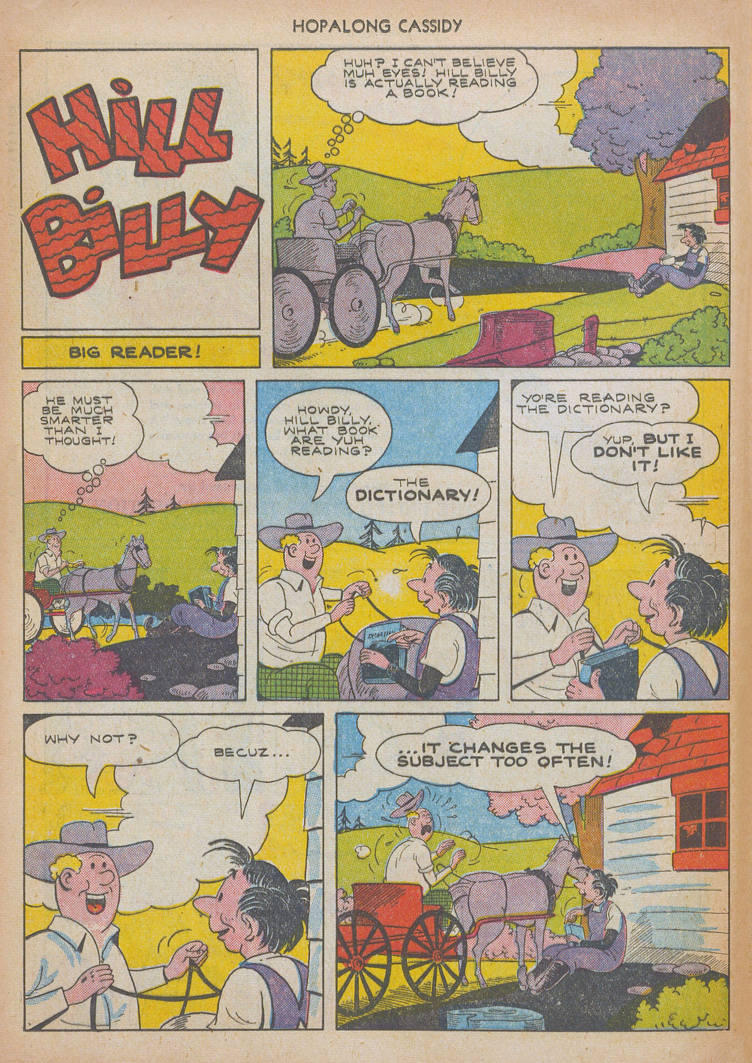 Read online Hopalong Cassidy comic -  Issue #53 - 36
