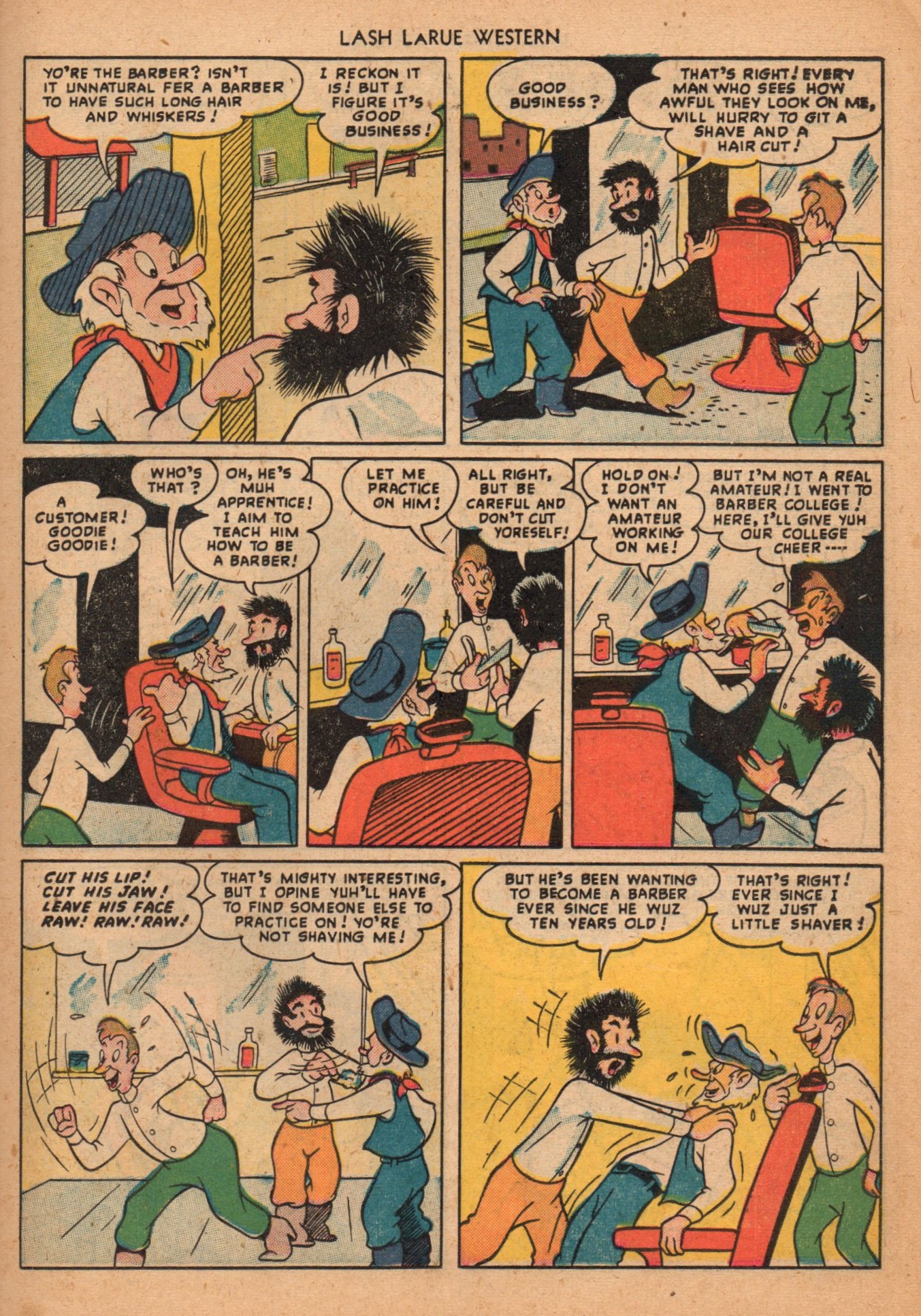 Read online Lash Larue Western (1949) comic -  Issue #2 - 23