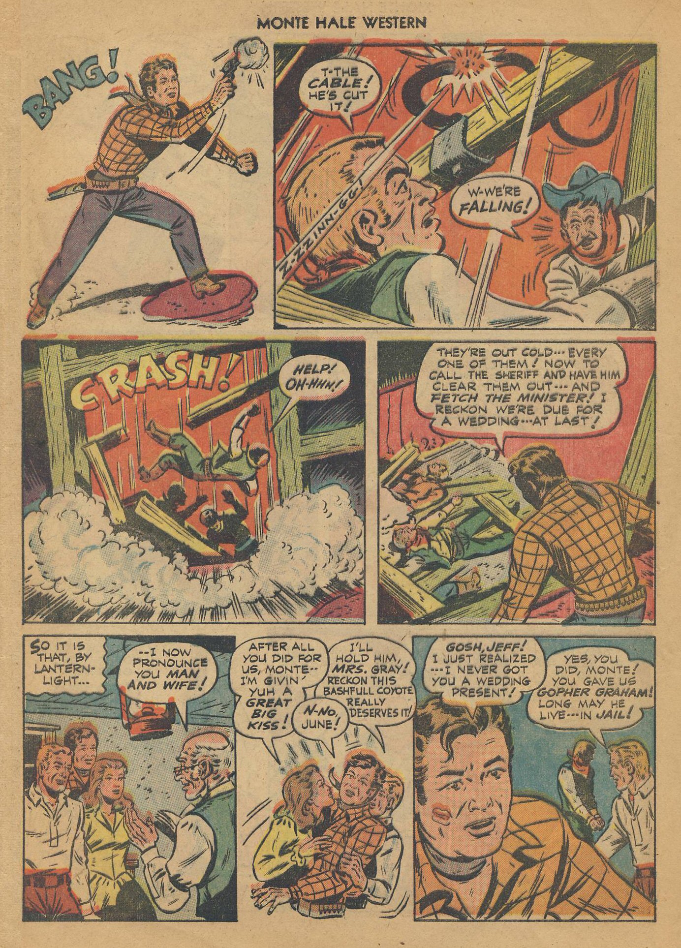Read online Monte Hale Western comic -  Issue #36 - 31