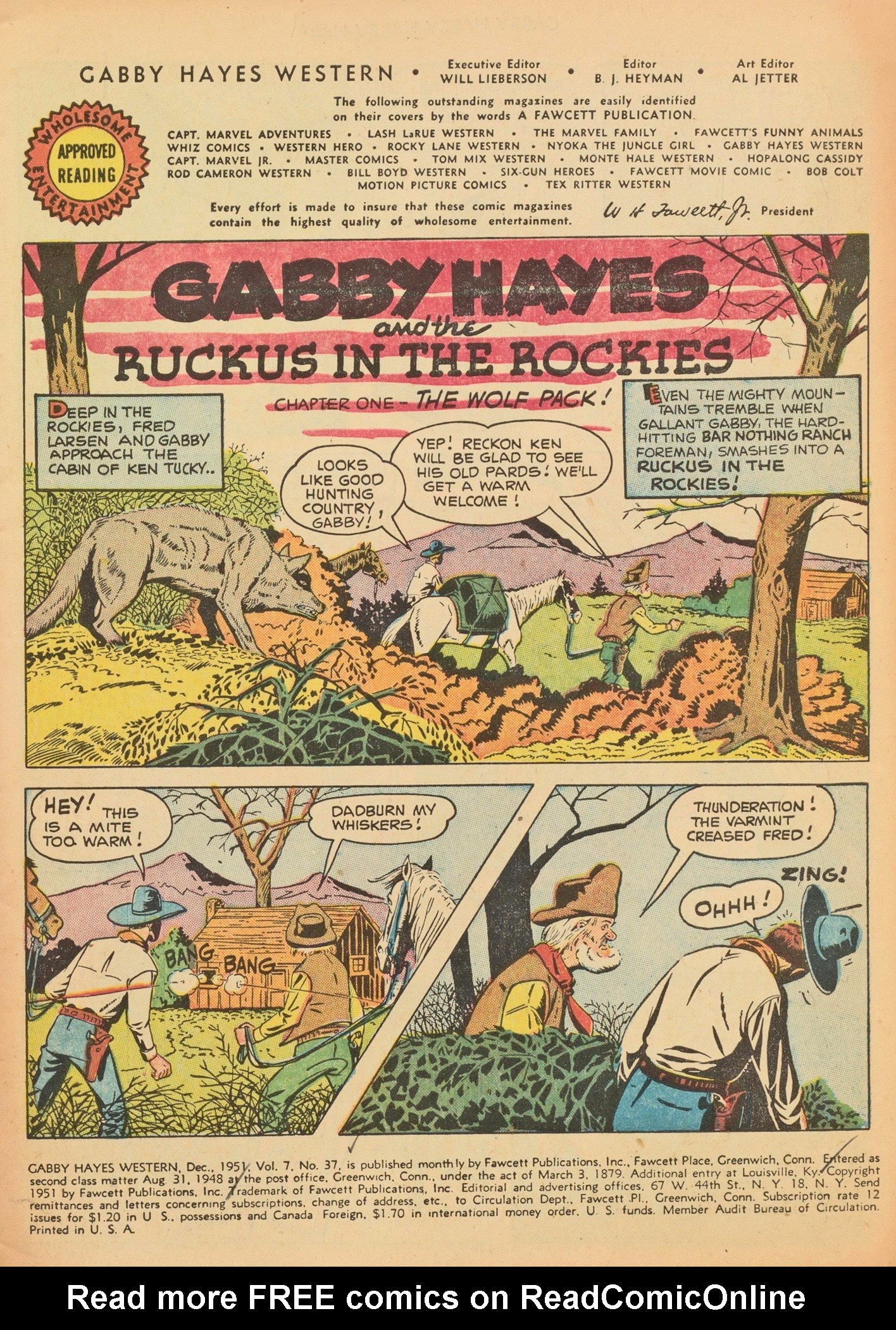 Read online Gabby Hayes Western comic -  Issue #37 - 3