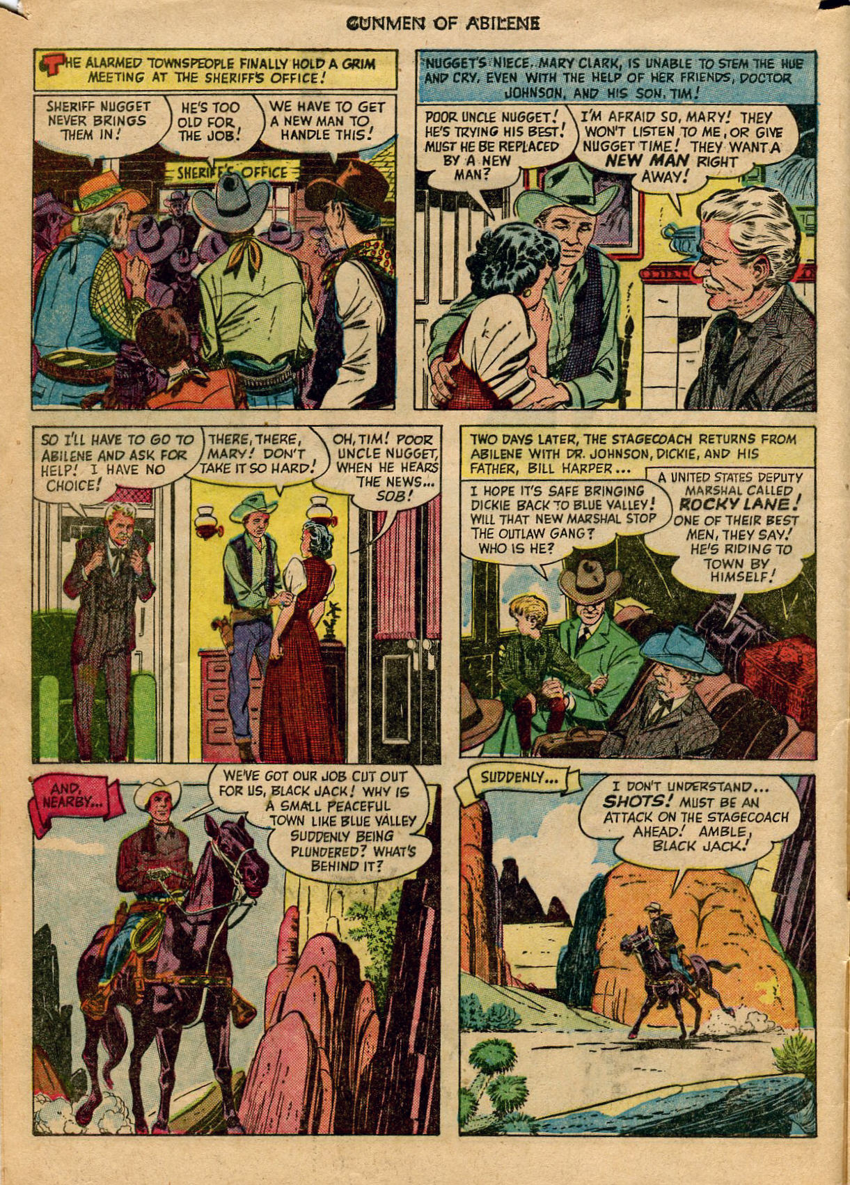 Read online Fawcett Movie Comic comic -  Issue #7 - 8