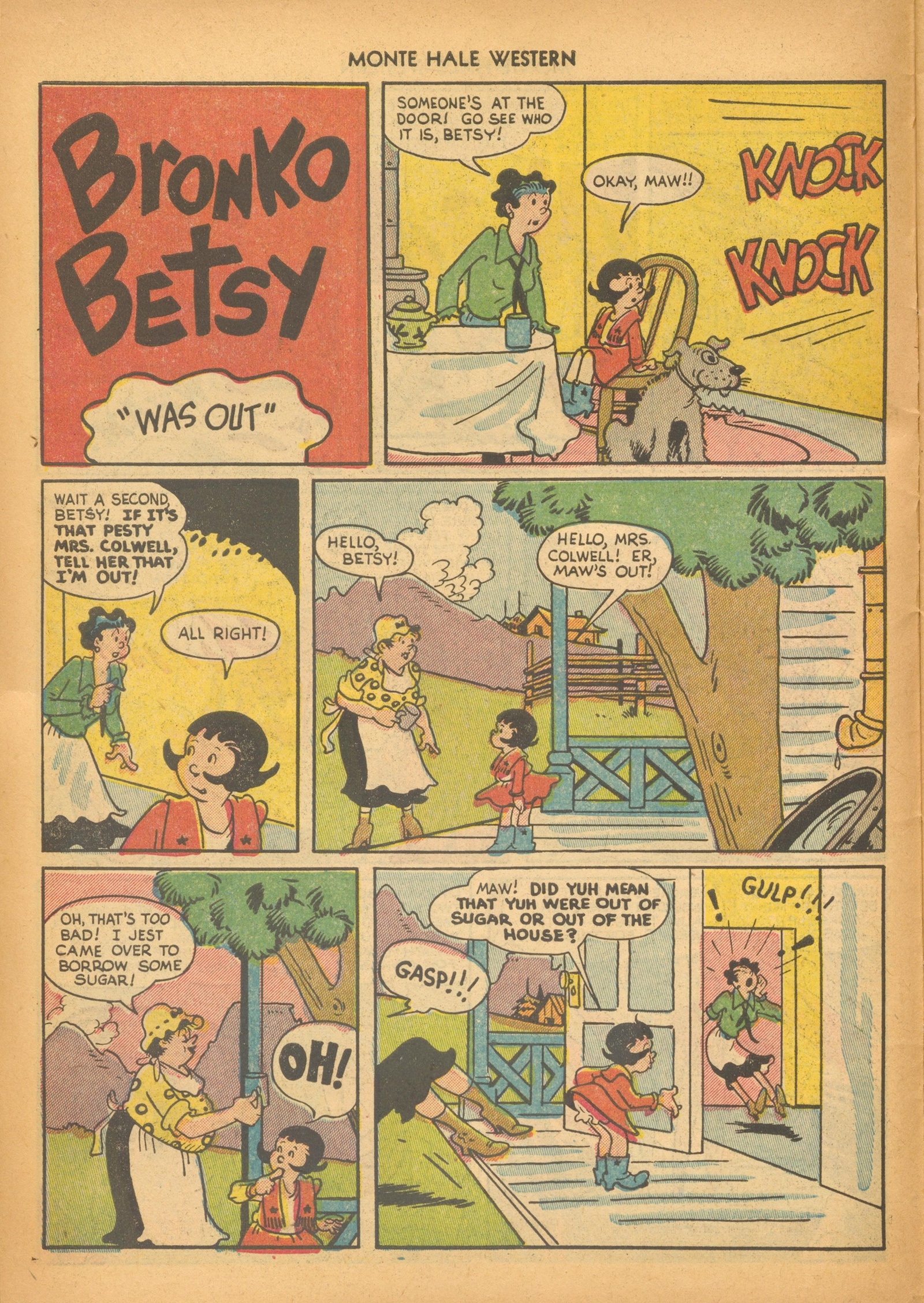 Read online Monte Hale Western comic -  Issue #75 - 10