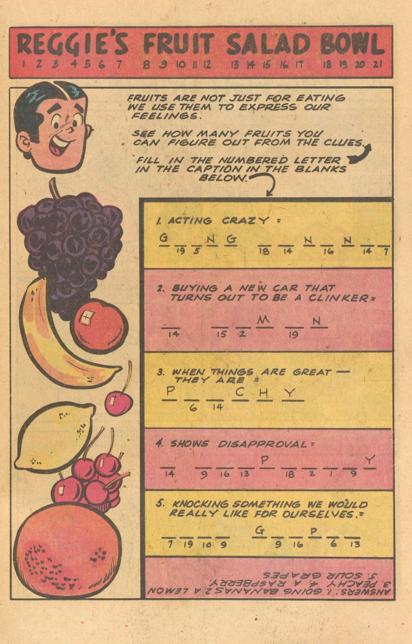 Read online Reggie's Wise Guy Jokes comic -  Issue #44 - 21