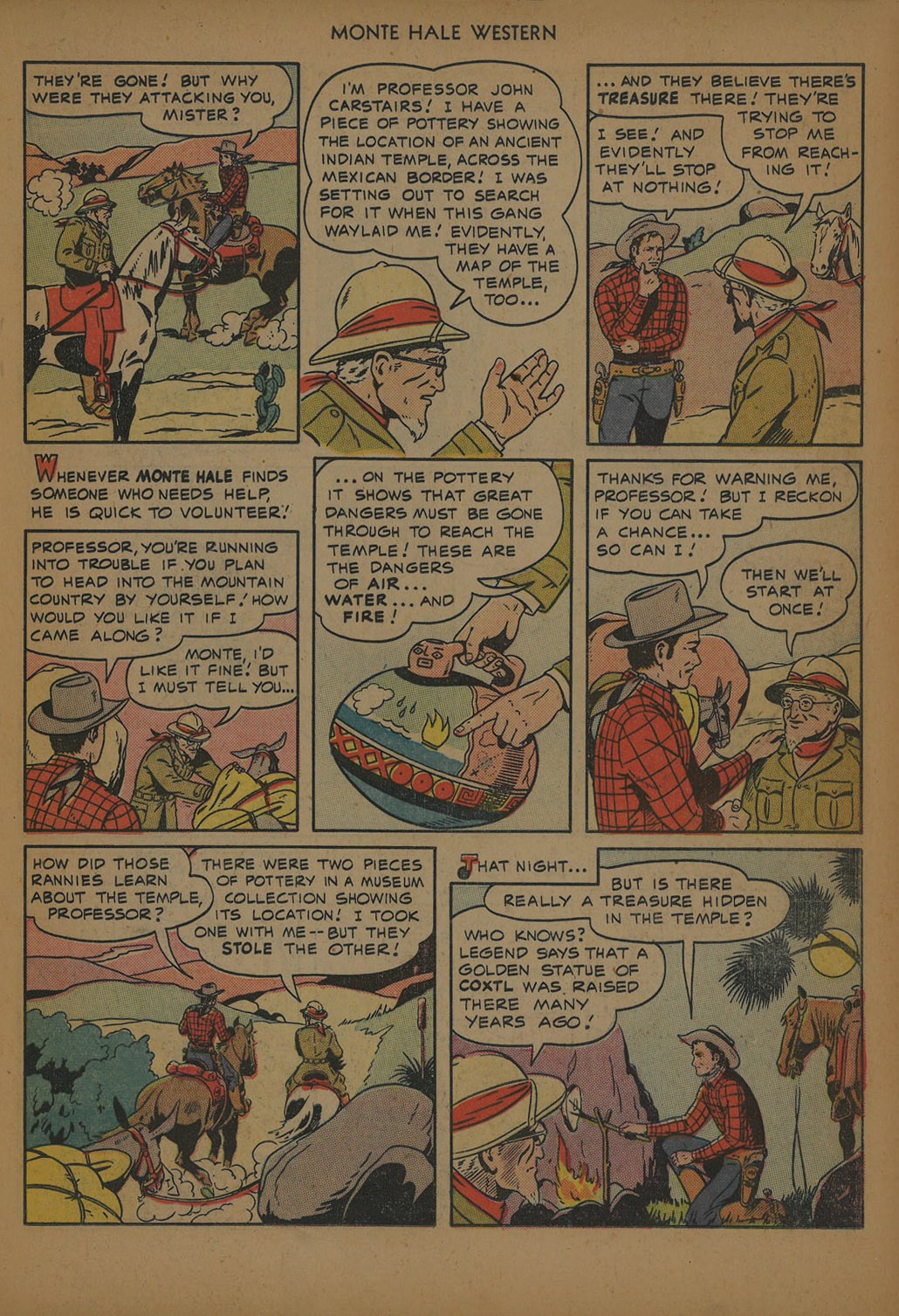 Read online Monte Hale Western comic -  Issue #45 - 20