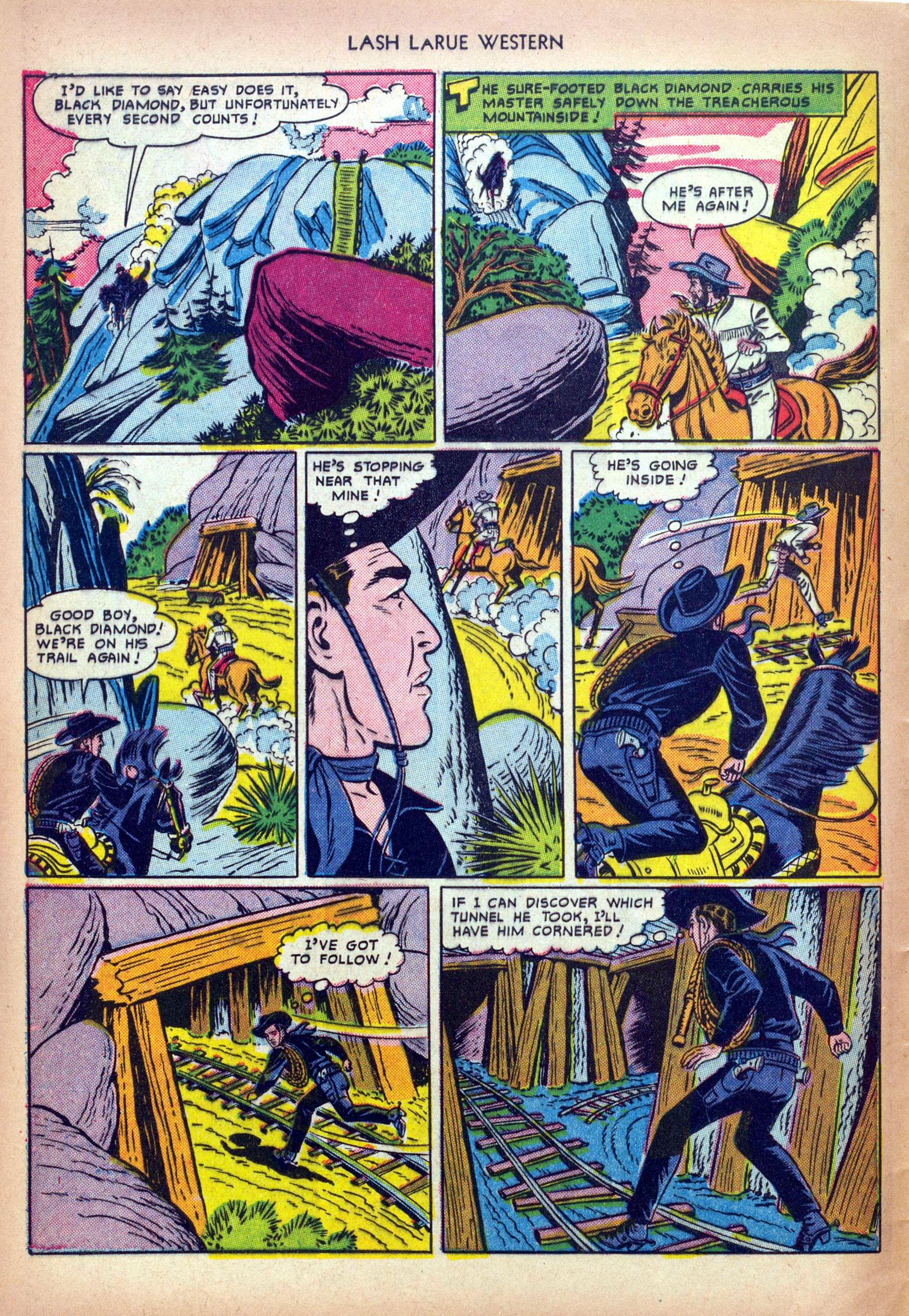 Read online Lash Larue Western (1949) comic -  Issue #13 - 8