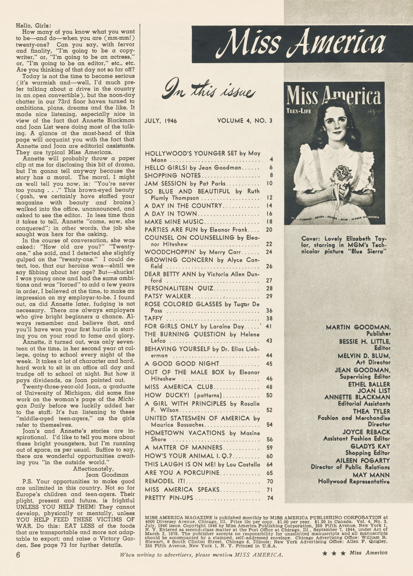 Read online Miss America Magazine comic -  Issue #21 - 6