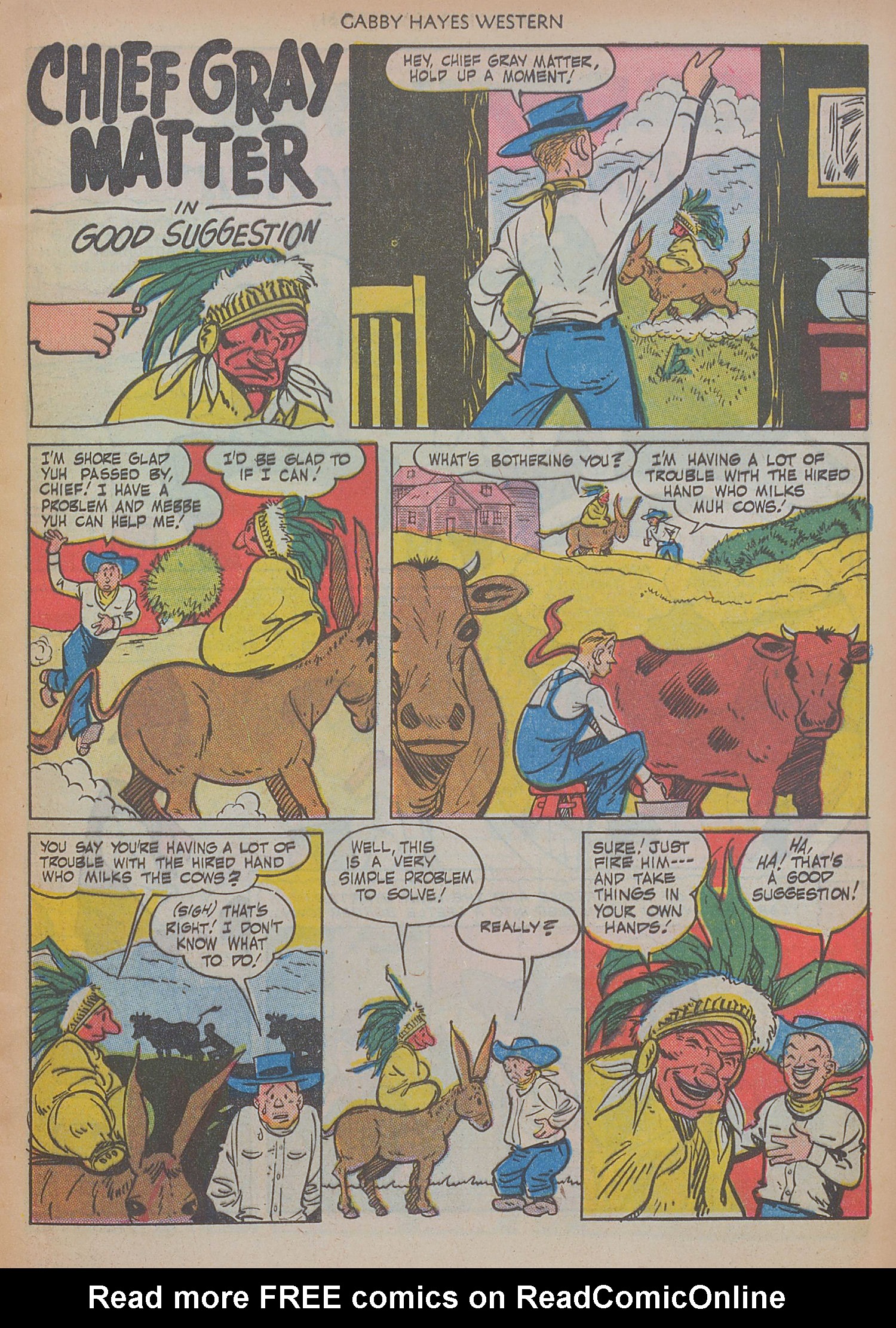 Read online Gabby Hayes Western comic -  Issue #22 - 17