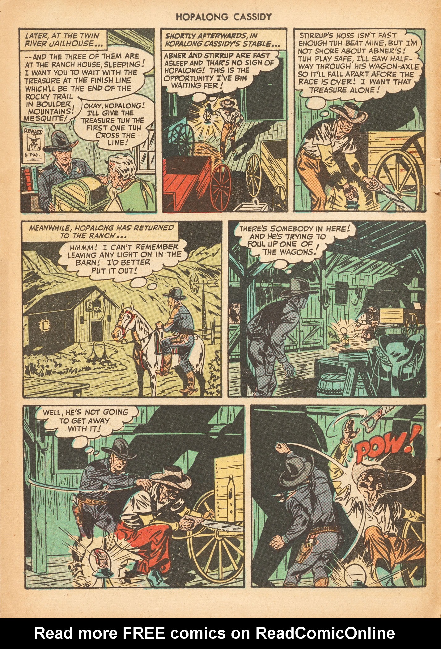 Read online Hopalong Cassidy comic -  Issue #33 - 6