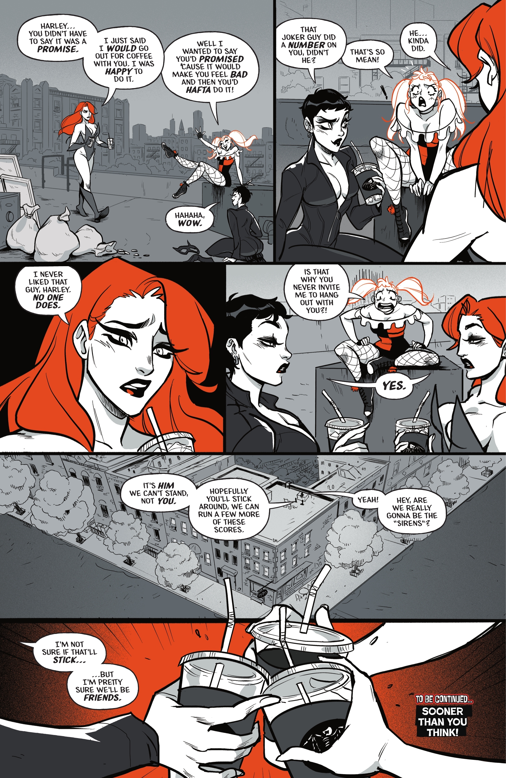 Read online Harley Quinn: Black   White   Redder comic -  Issue #6 - 38