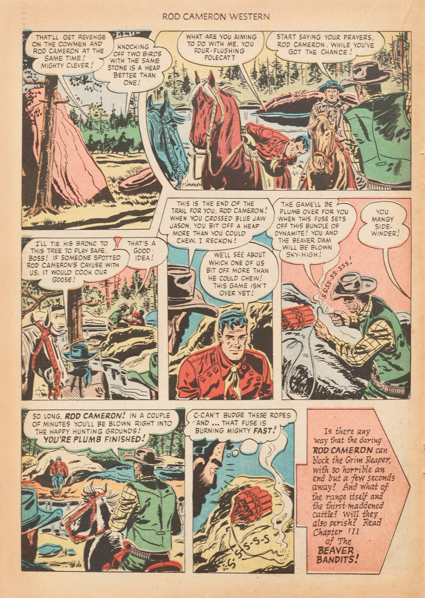 Read online Rod Cameron Western comic -  Issue #4 - 18