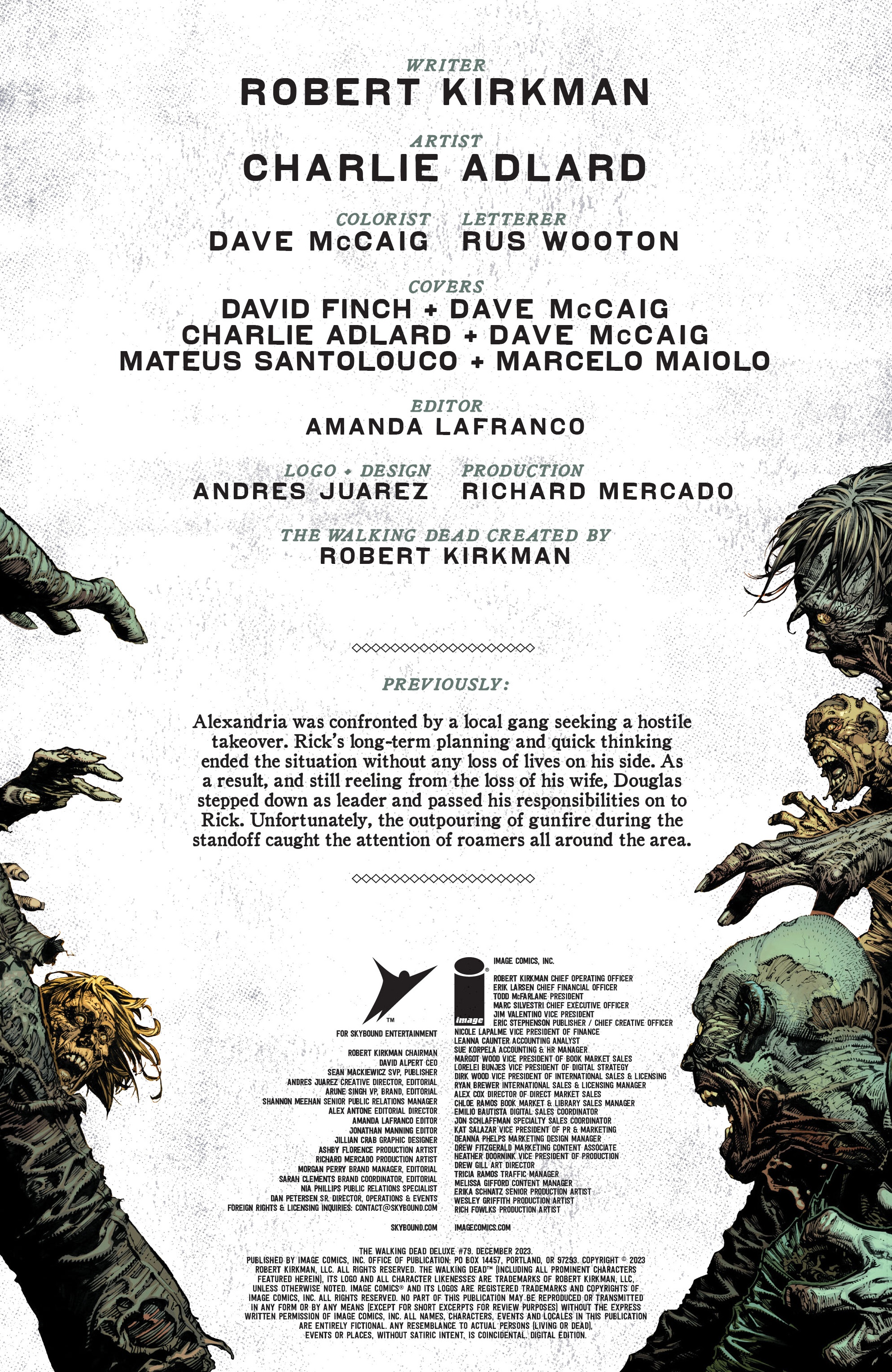 Read online The Walking Dead Deluxe comic -  Issue #79 - 2