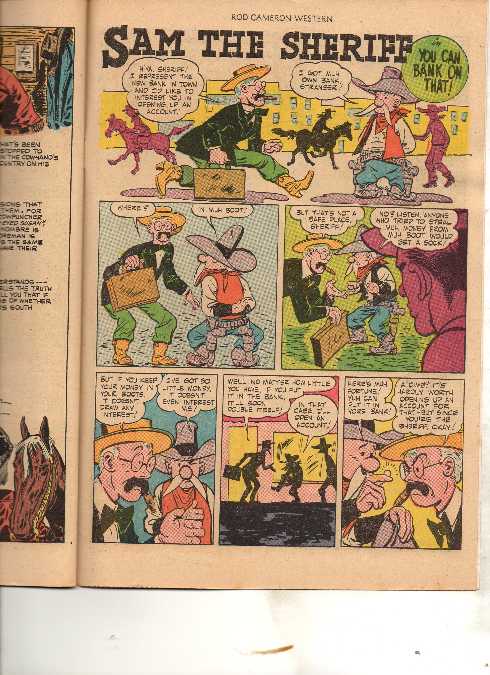 Read online Rod Cameron Western comic -  Issue #6 - 31