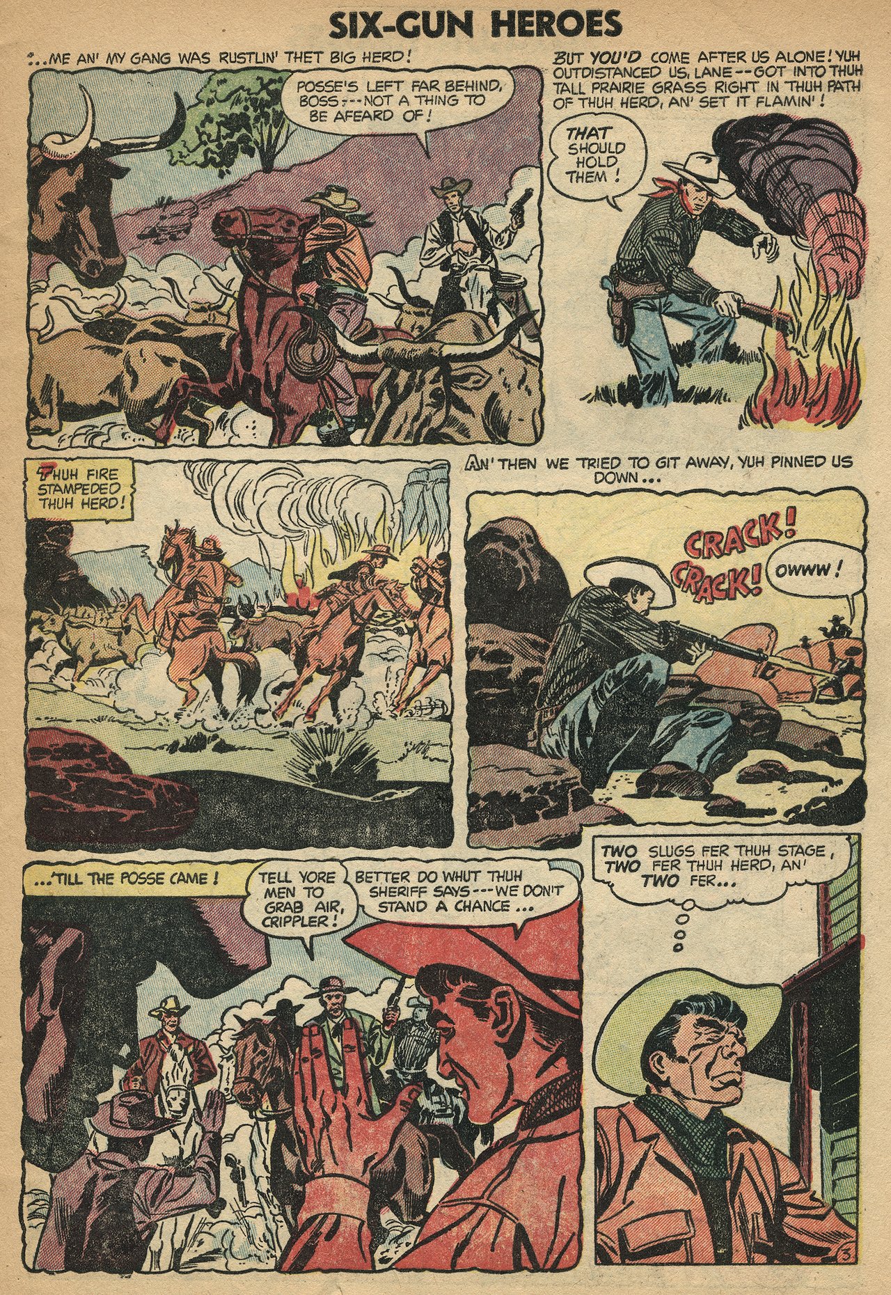 Read online Six-Gun Heroes comic -  Issue #28 - 5