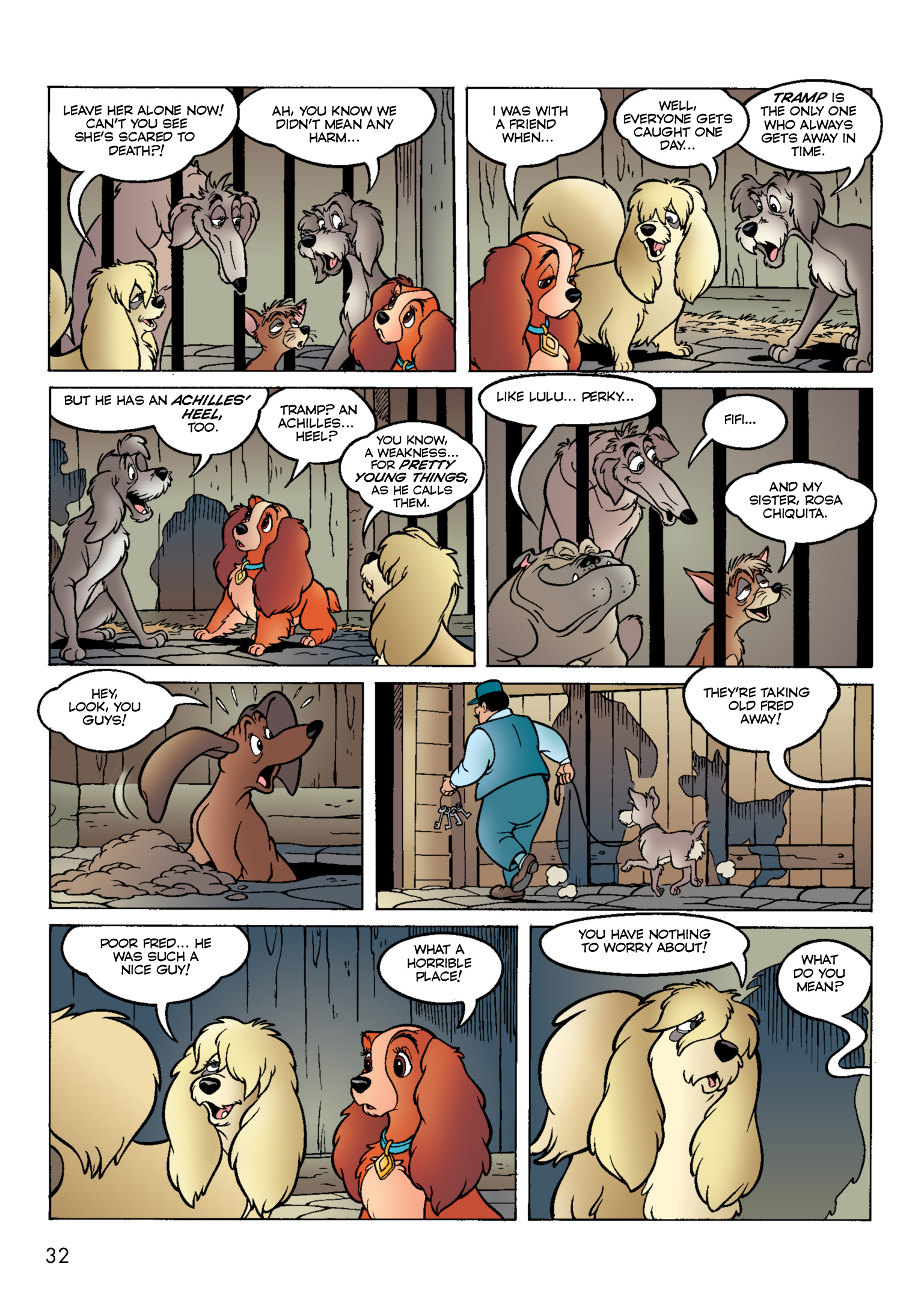 Read online Disney Lady and the Tramp: The Story of the Movie in Comics comic -  Issue # Full - 33