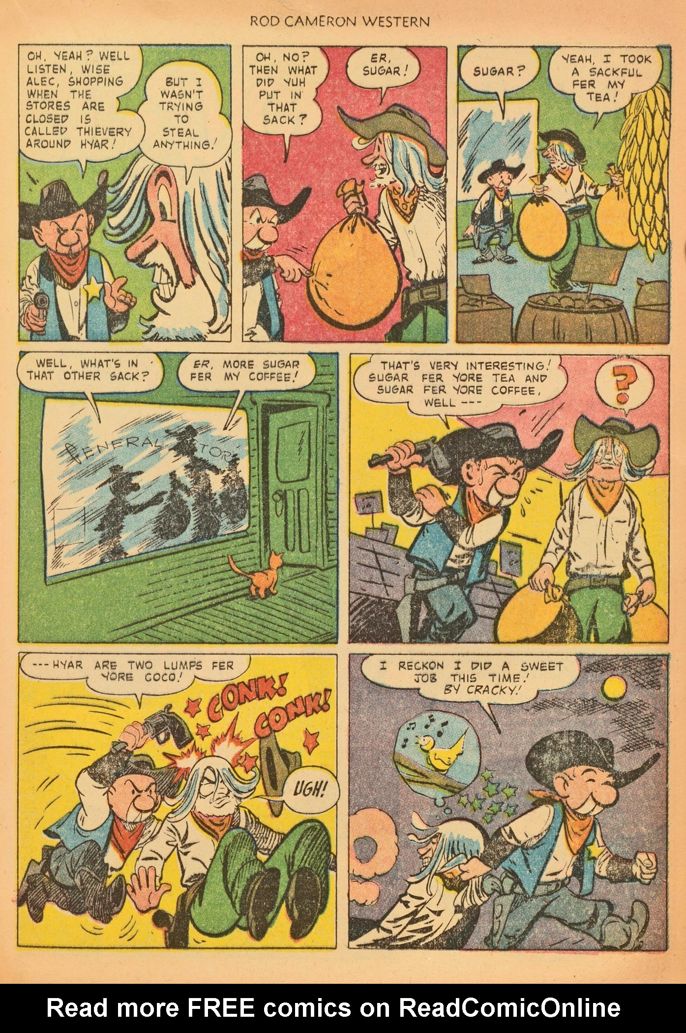 Read online Rod Cameron Western comic -  Issue #19 - 17
