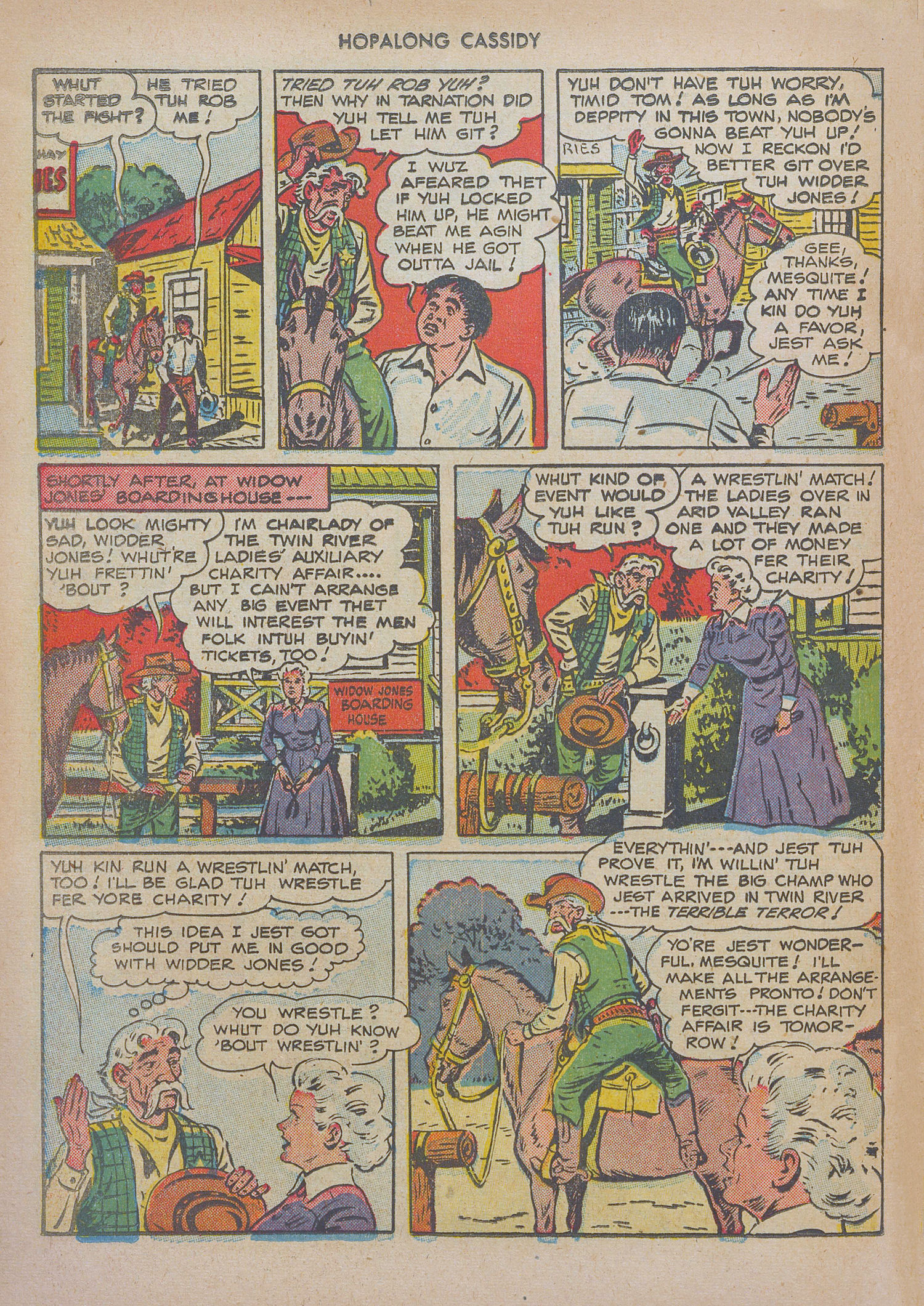 Read online Hopalong Cassidy comic -  Issue #27 - 28