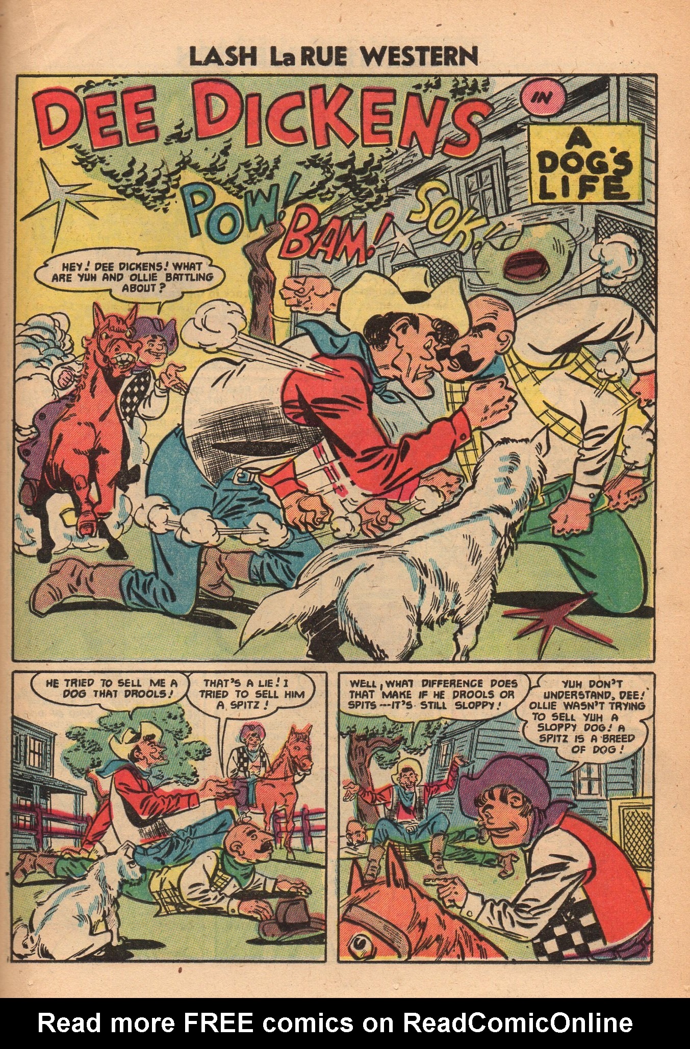 Read online Lash Larue Western (1949) comic -  Issue #48 - 21