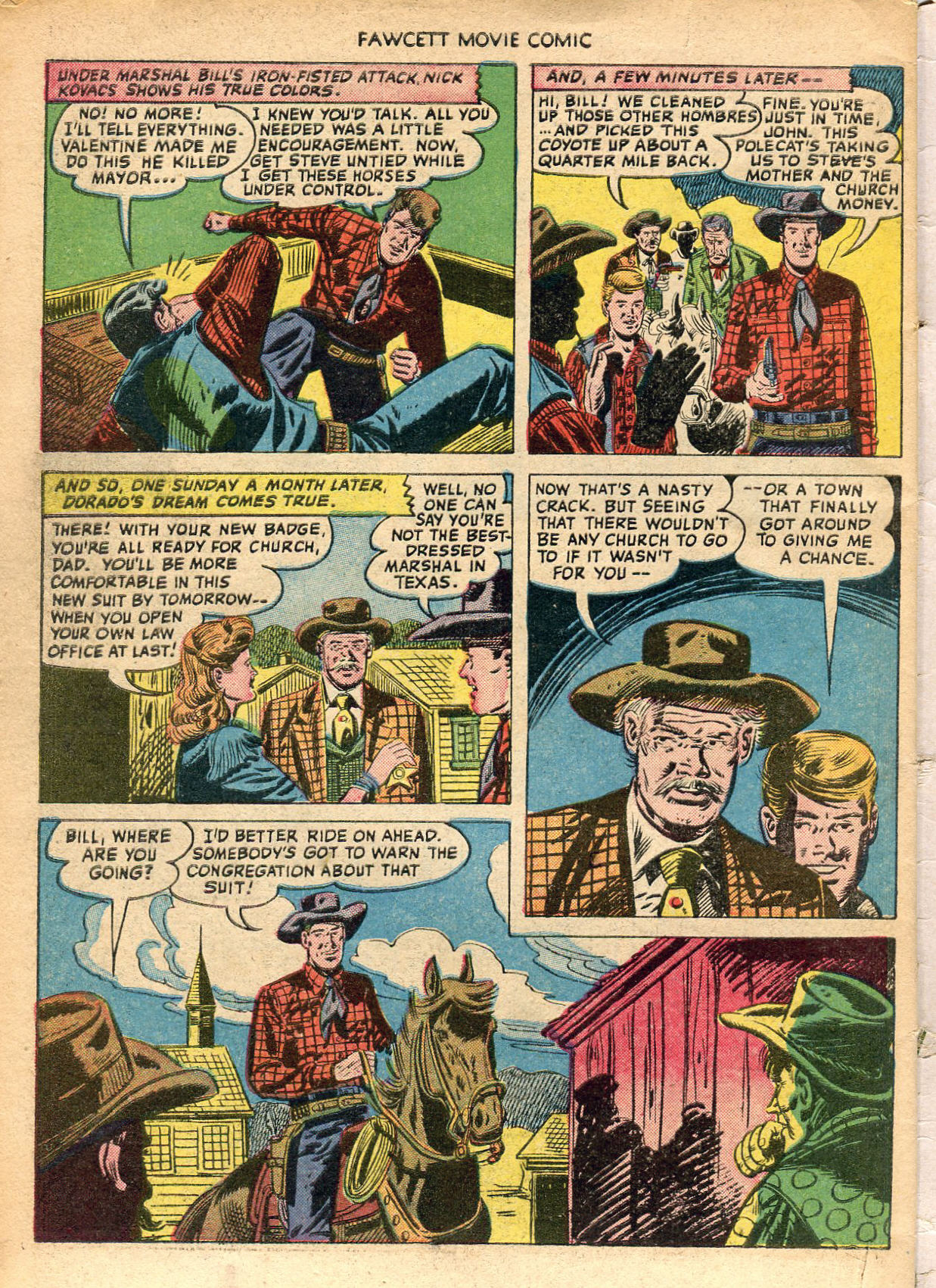 Read online Fawcett Movie Comic comic -  Issue #10 - 34
