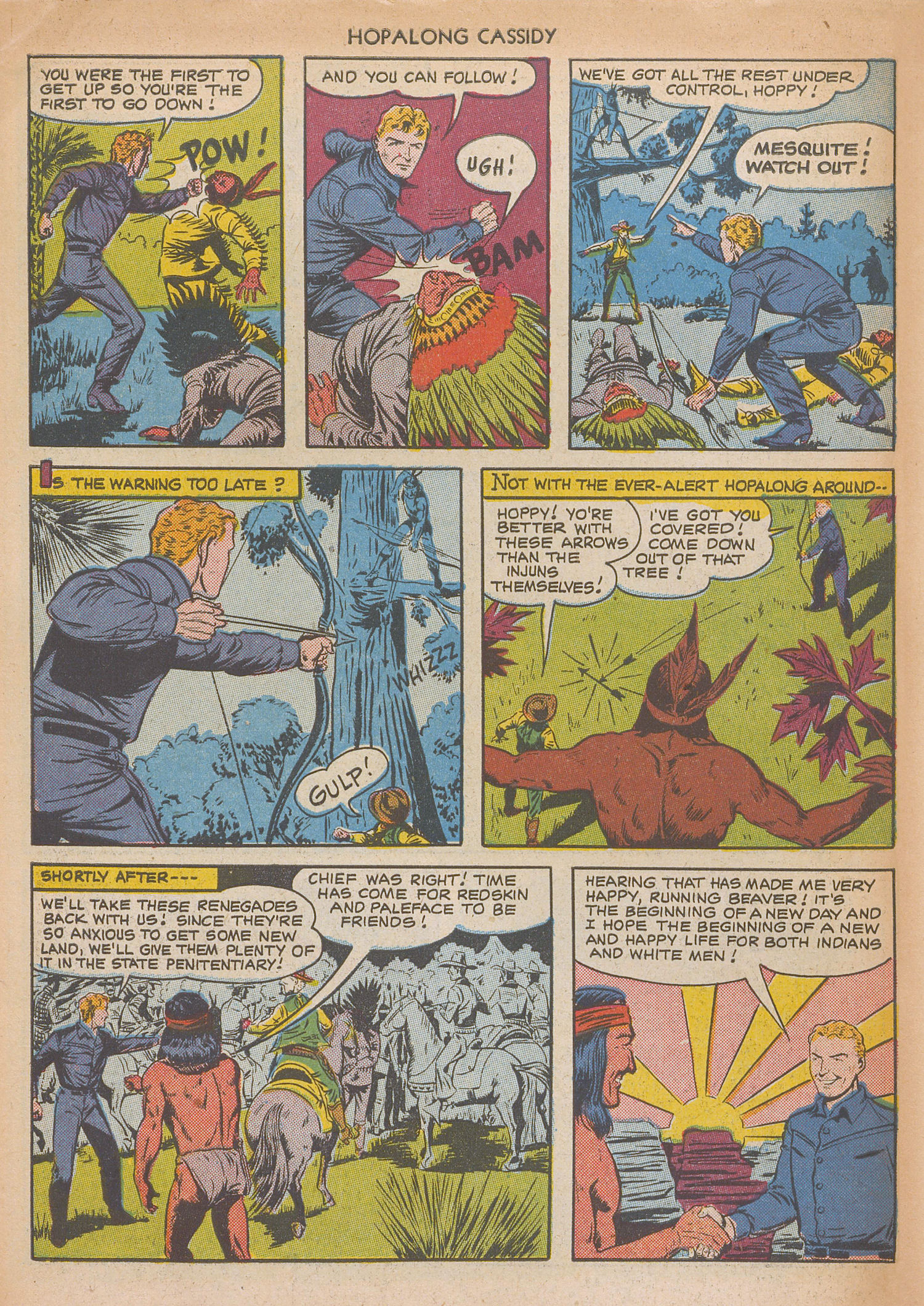 Read online Hopalong Cassidy comic -  Issue #53 - 50