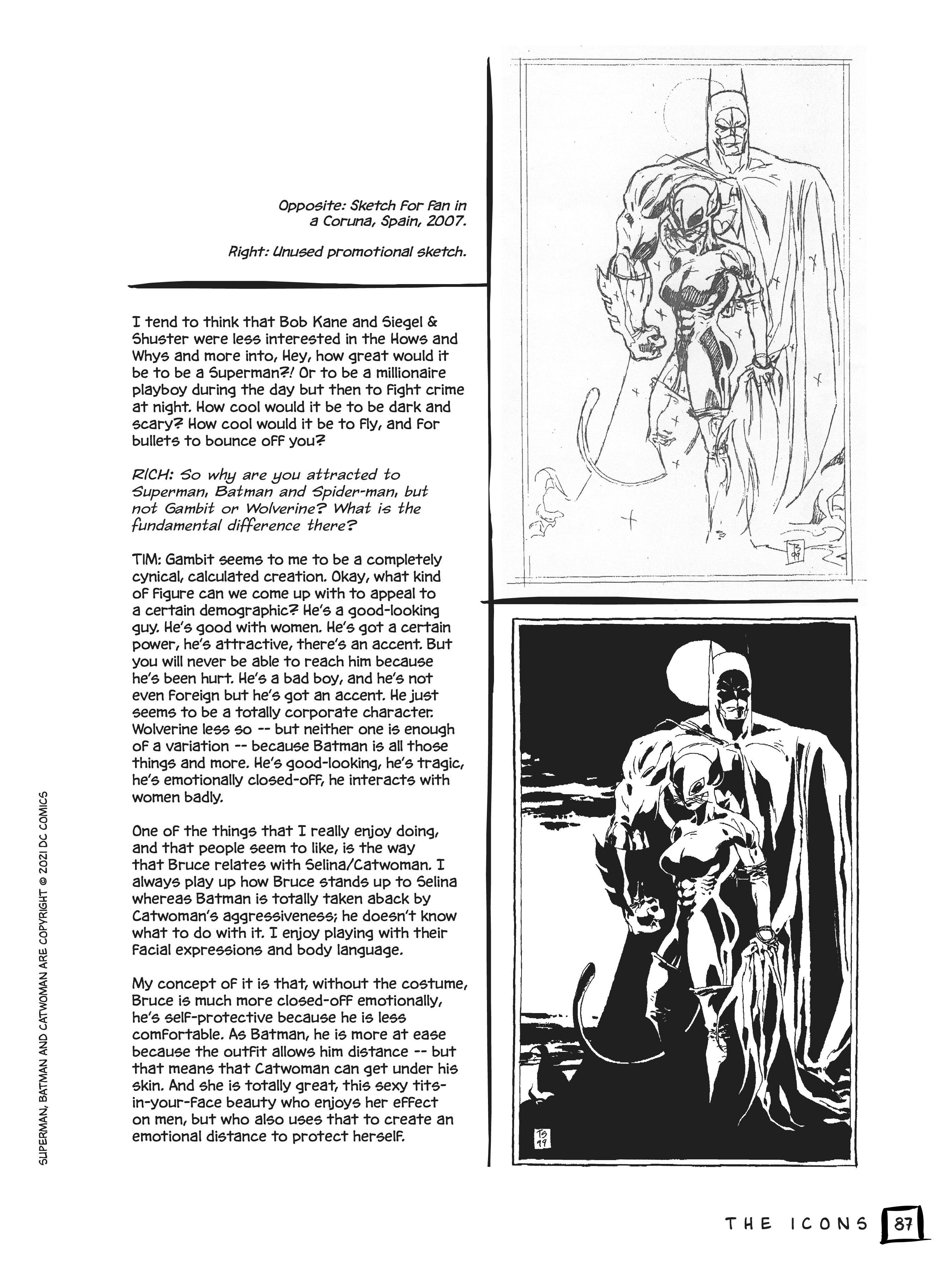 Read online Drawing Heroes in the Backyard: Tim Sale Black and White, Revised and Expanded comic -  Issue # TPB (Part 1) - 76