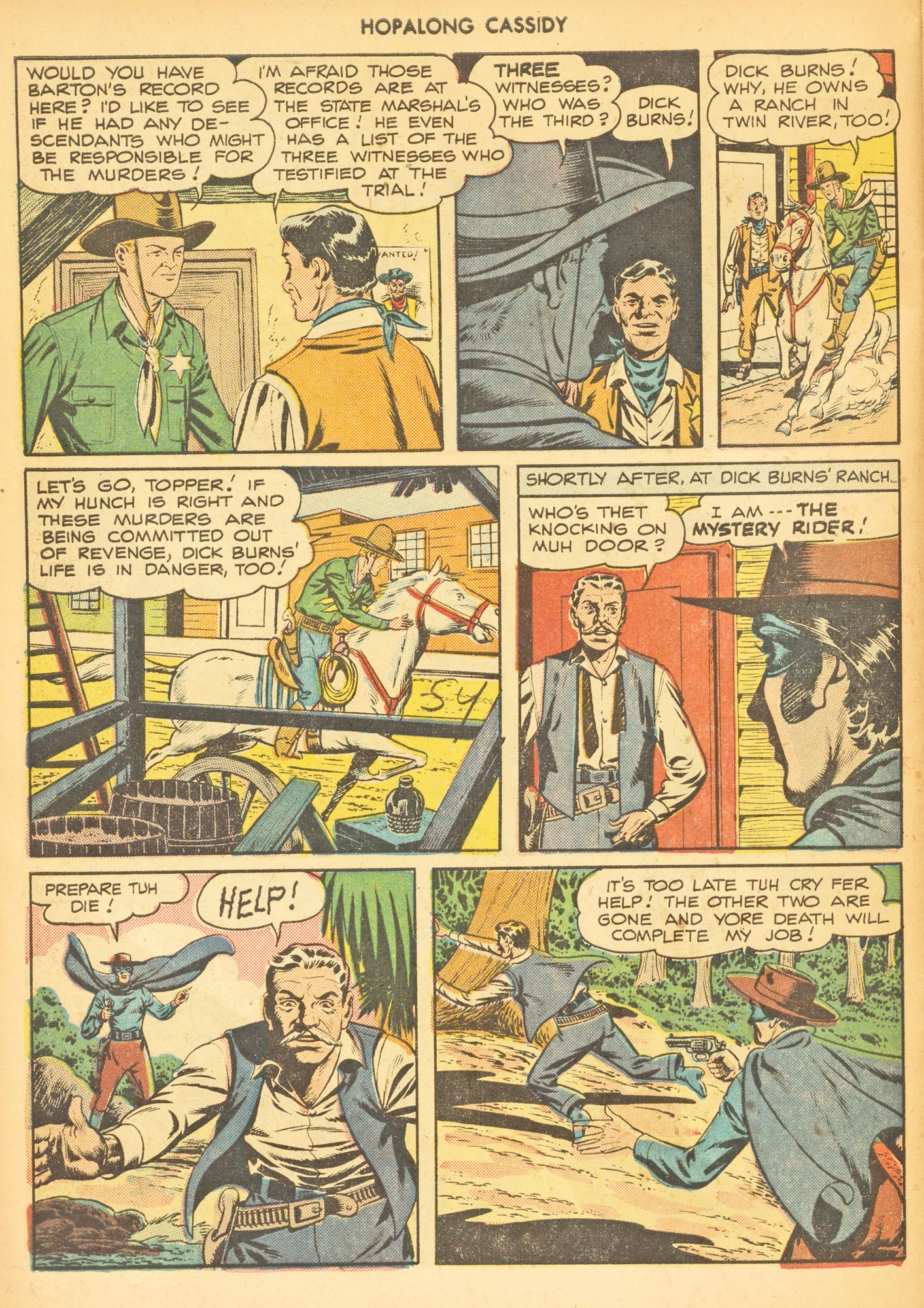 Read online Hopalong Cassidy comic -  Issue #30 - 44