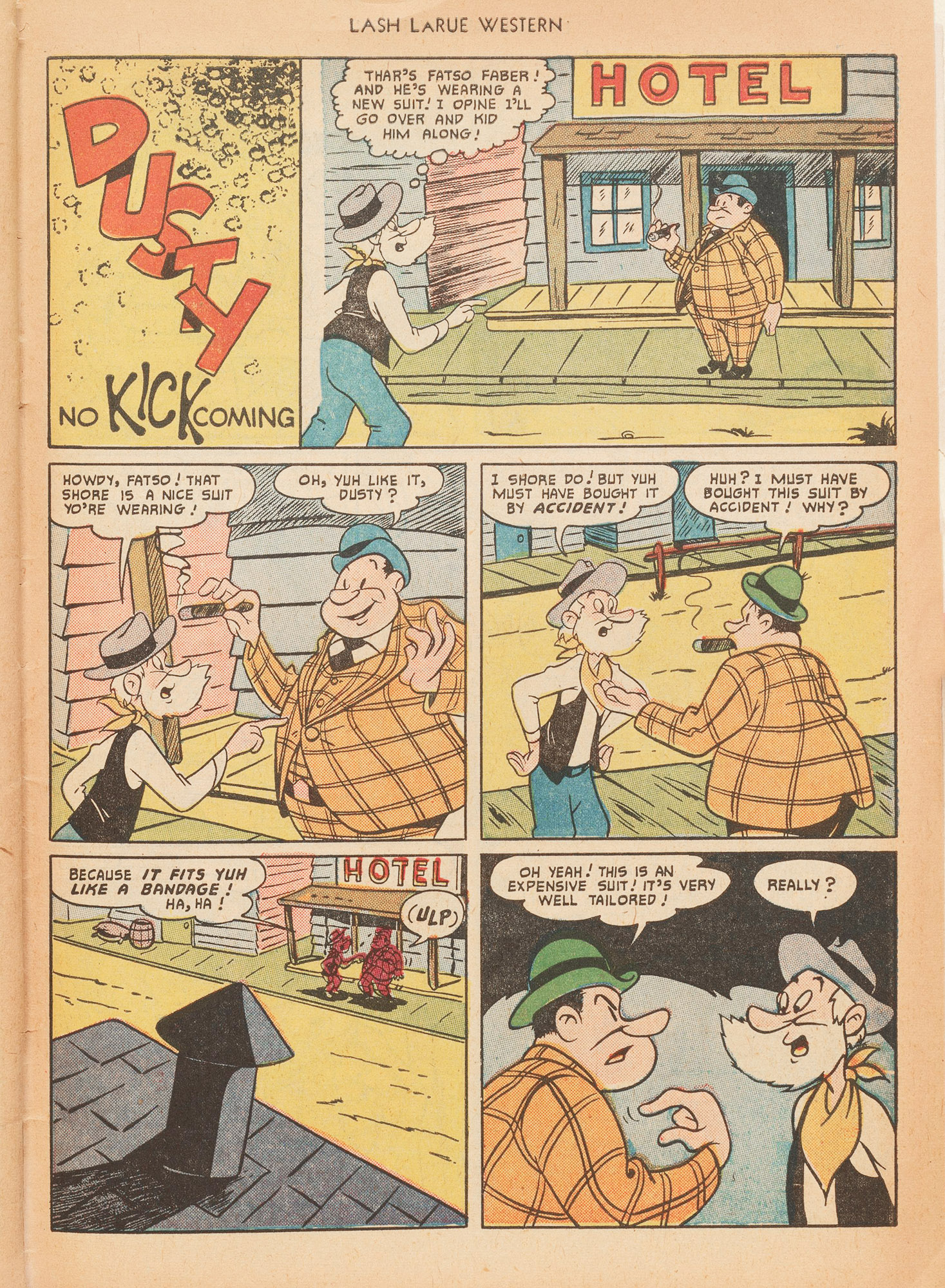 Read online Lash Larue Western (1949) comic -  Issue #15 - 47