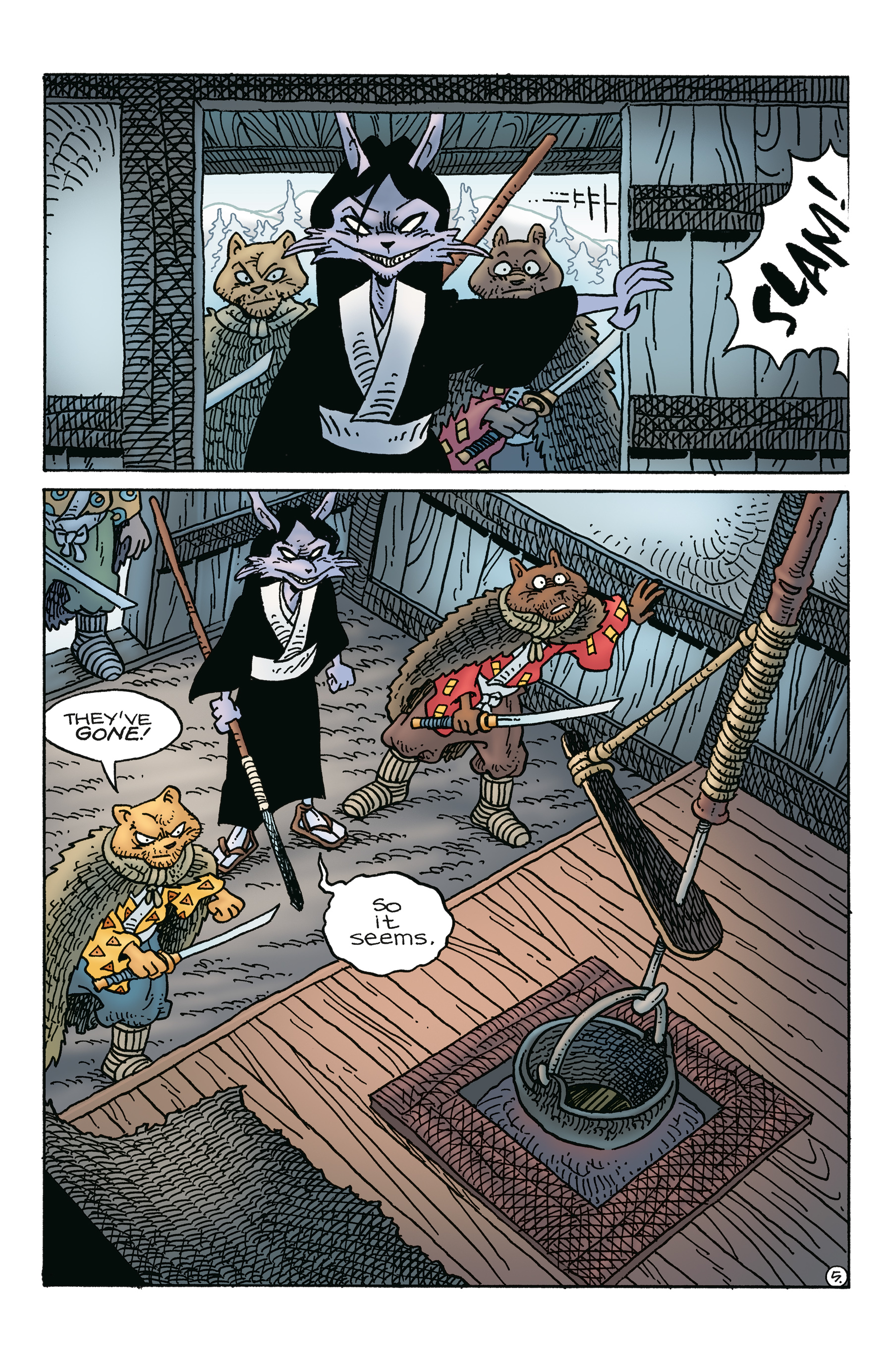 Read online Usagi Yojimbo: Ice and Snow comic -  Issue #4 - 7