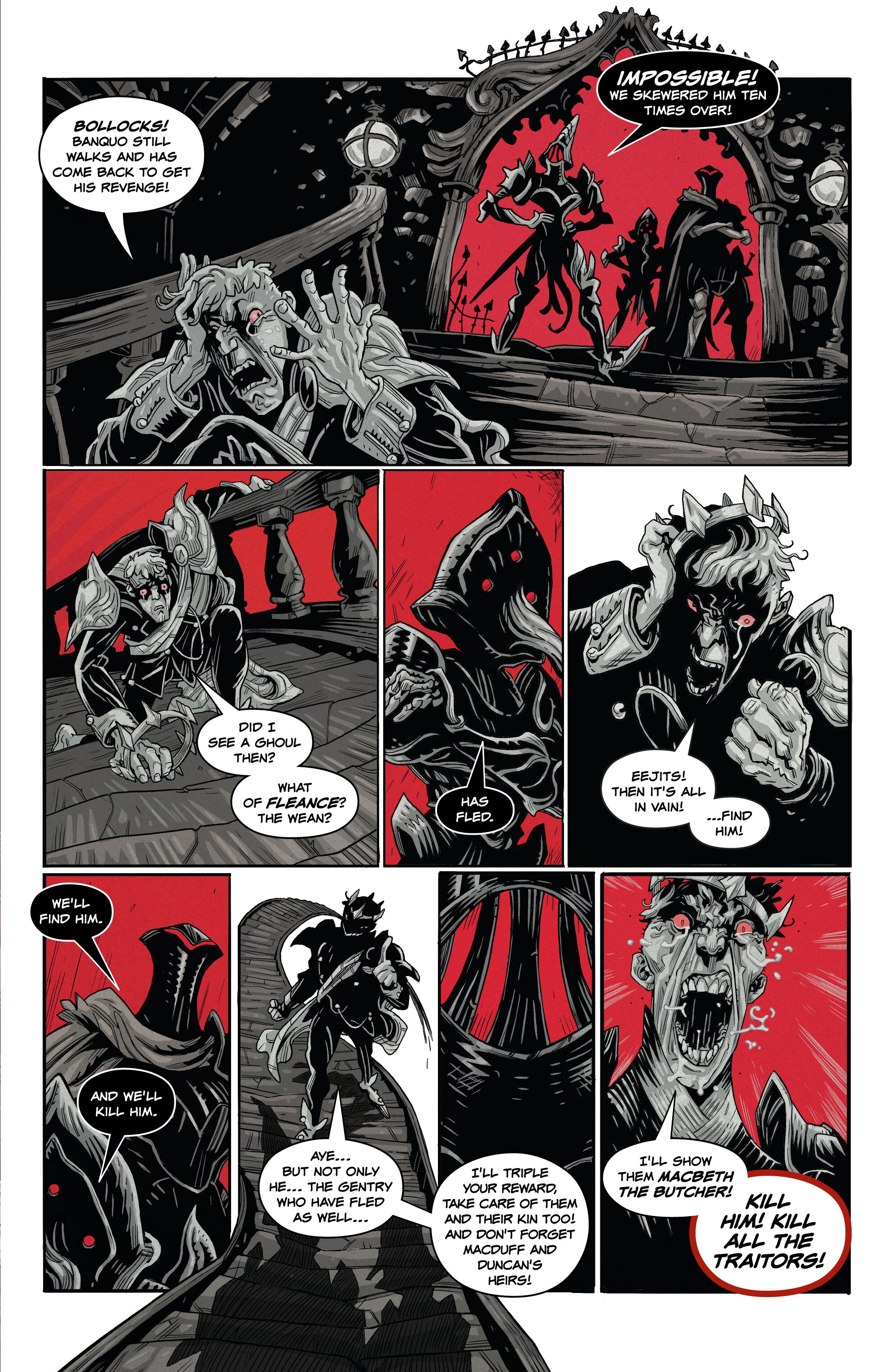 Read online Macbeth: A Tale of Horror comic -  Issue # TPB - 57