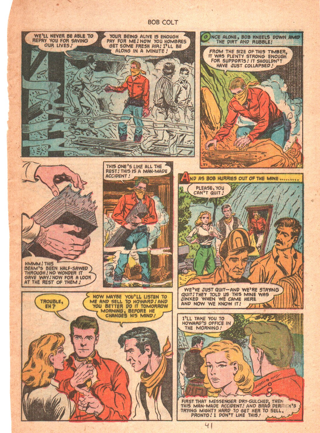 Read online Bob Colt Western comic -  Issue #6 - 8