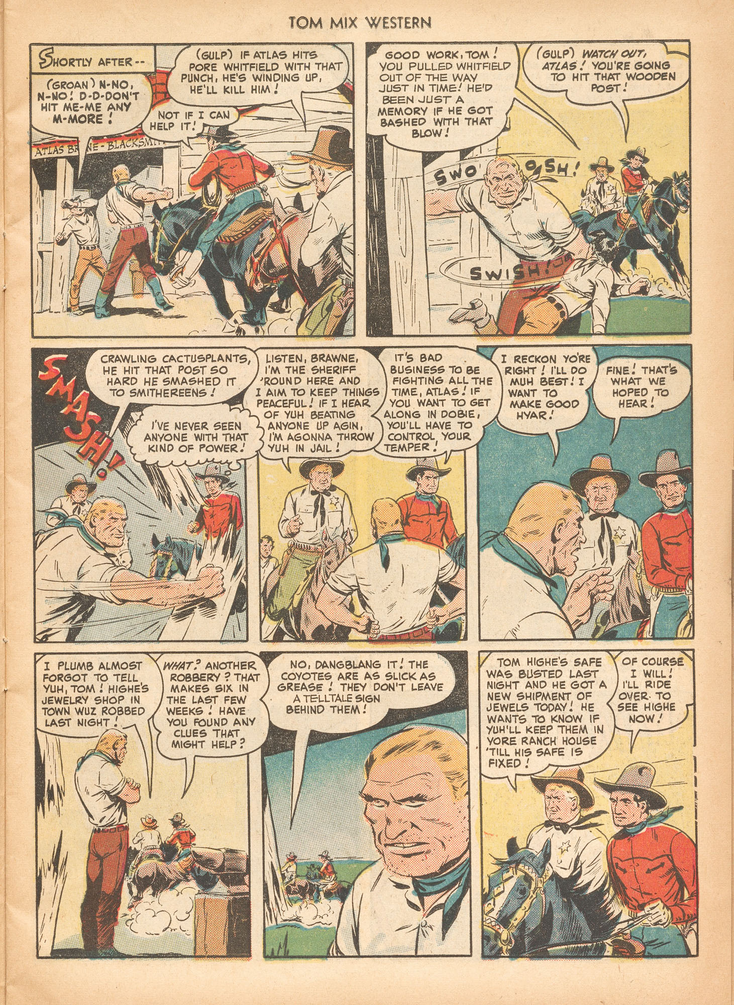 Read online Tom Mix Western (1948) comic -  Issue #23 - 15