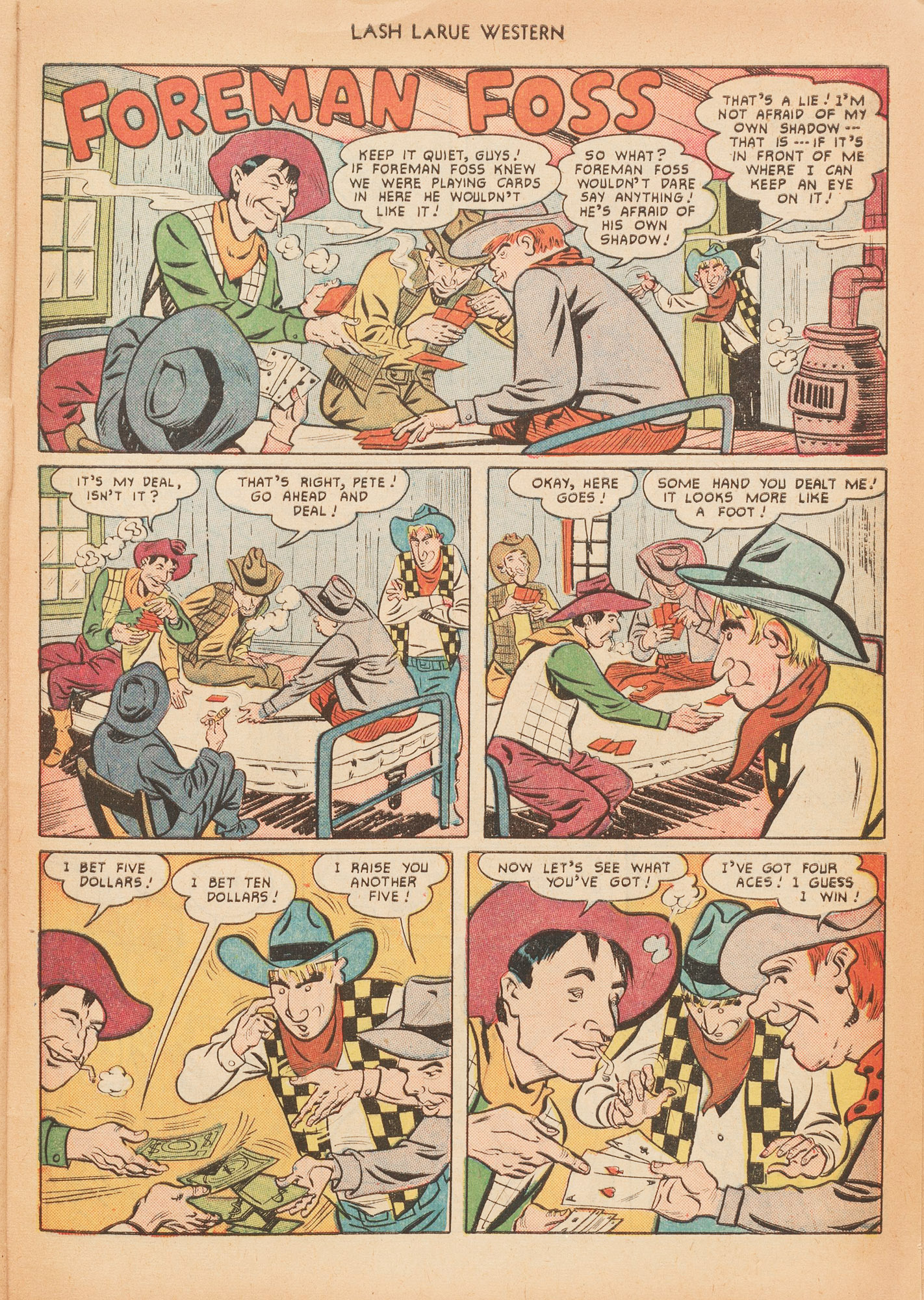 Read online Lash Larue Western (1949) comic -  Issue #15 - 33