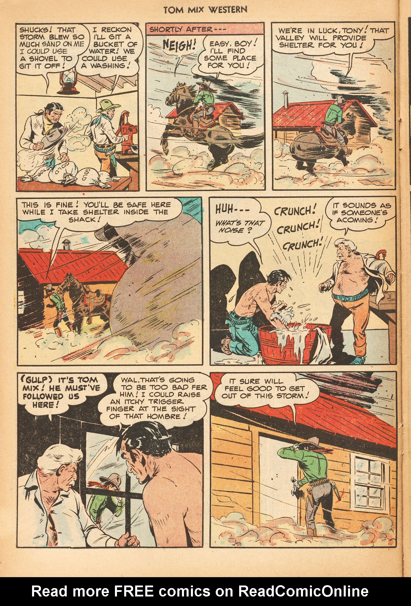 Read online Tom Mix Western (1948) comic -  Issue #15 - 46