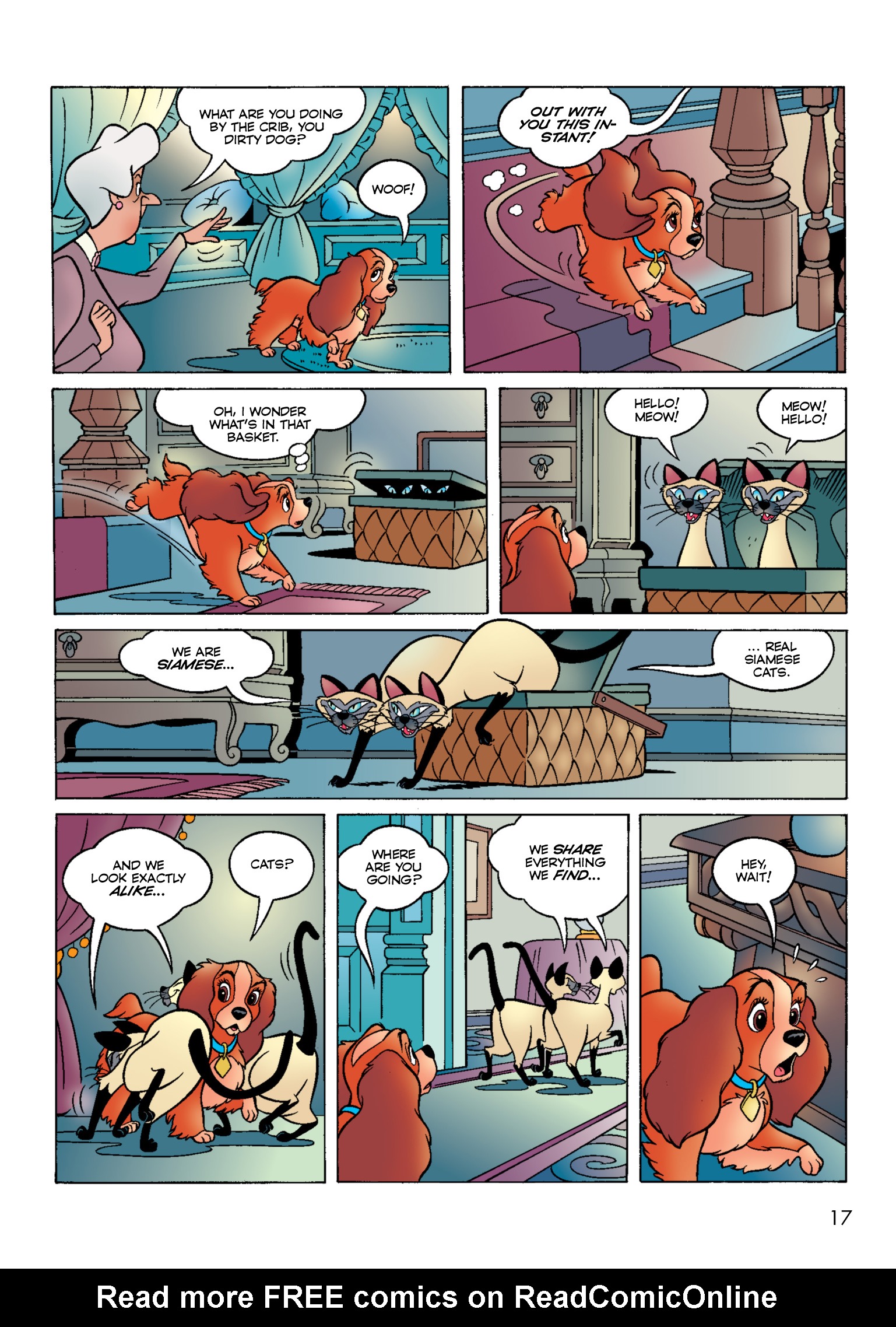 Read online Disney Lady and the Tramp: The Story of the Movie in Comics comic -  Issue # Full - 18