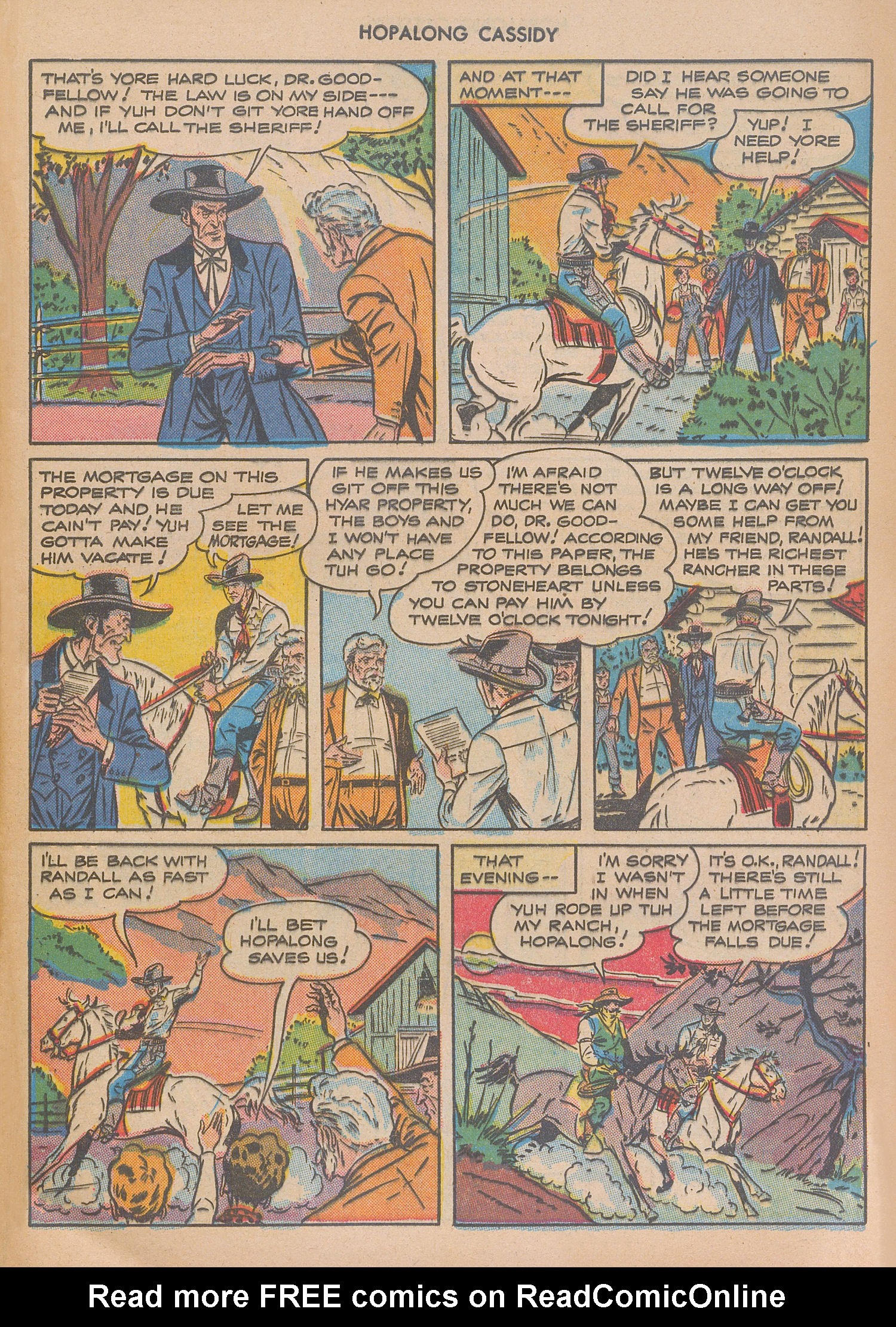Read online Hopalong Cassidy comic -  Issue #15 - 5