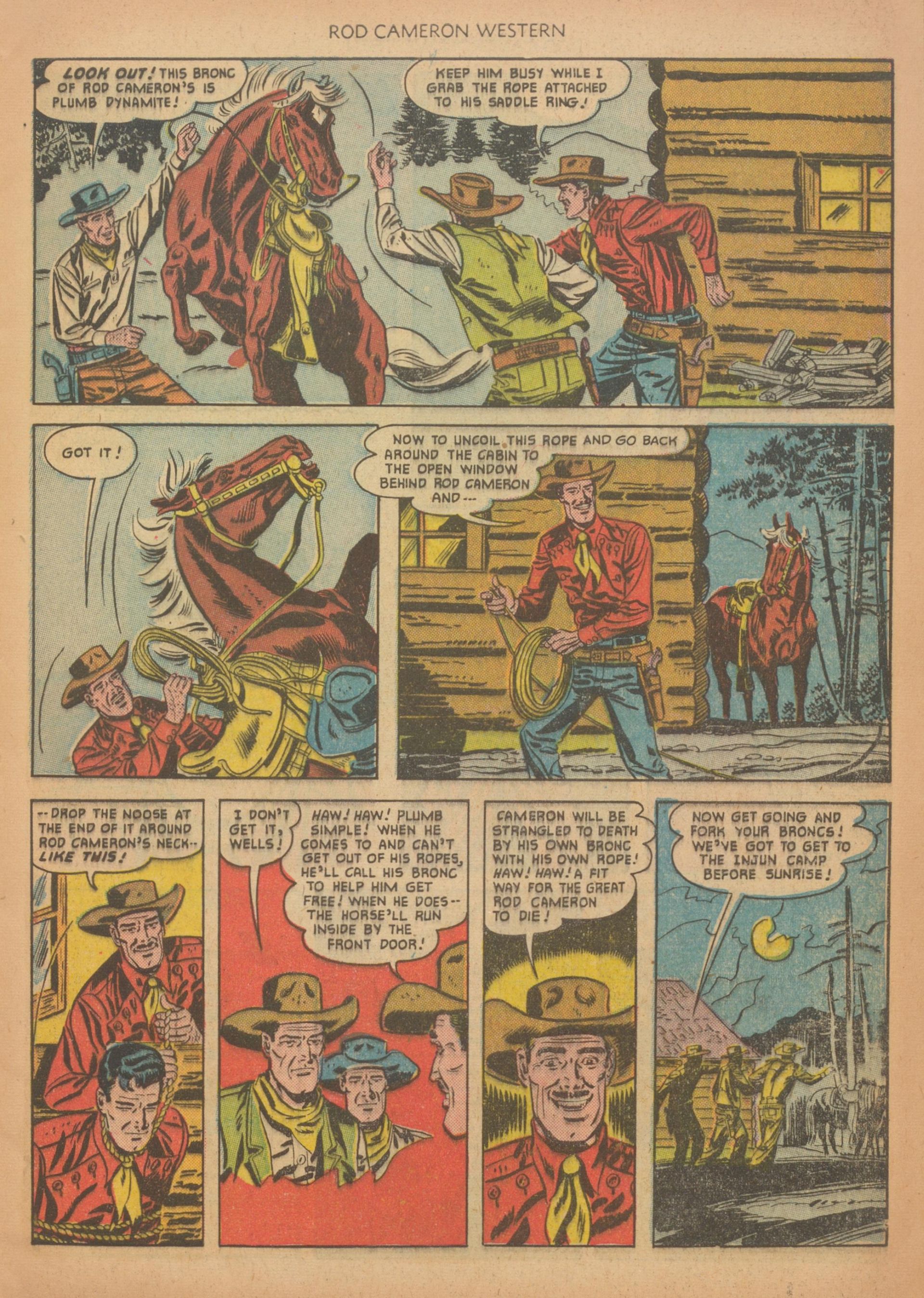 Read online Rod Cameron Western comic -  Issue #10 - 9