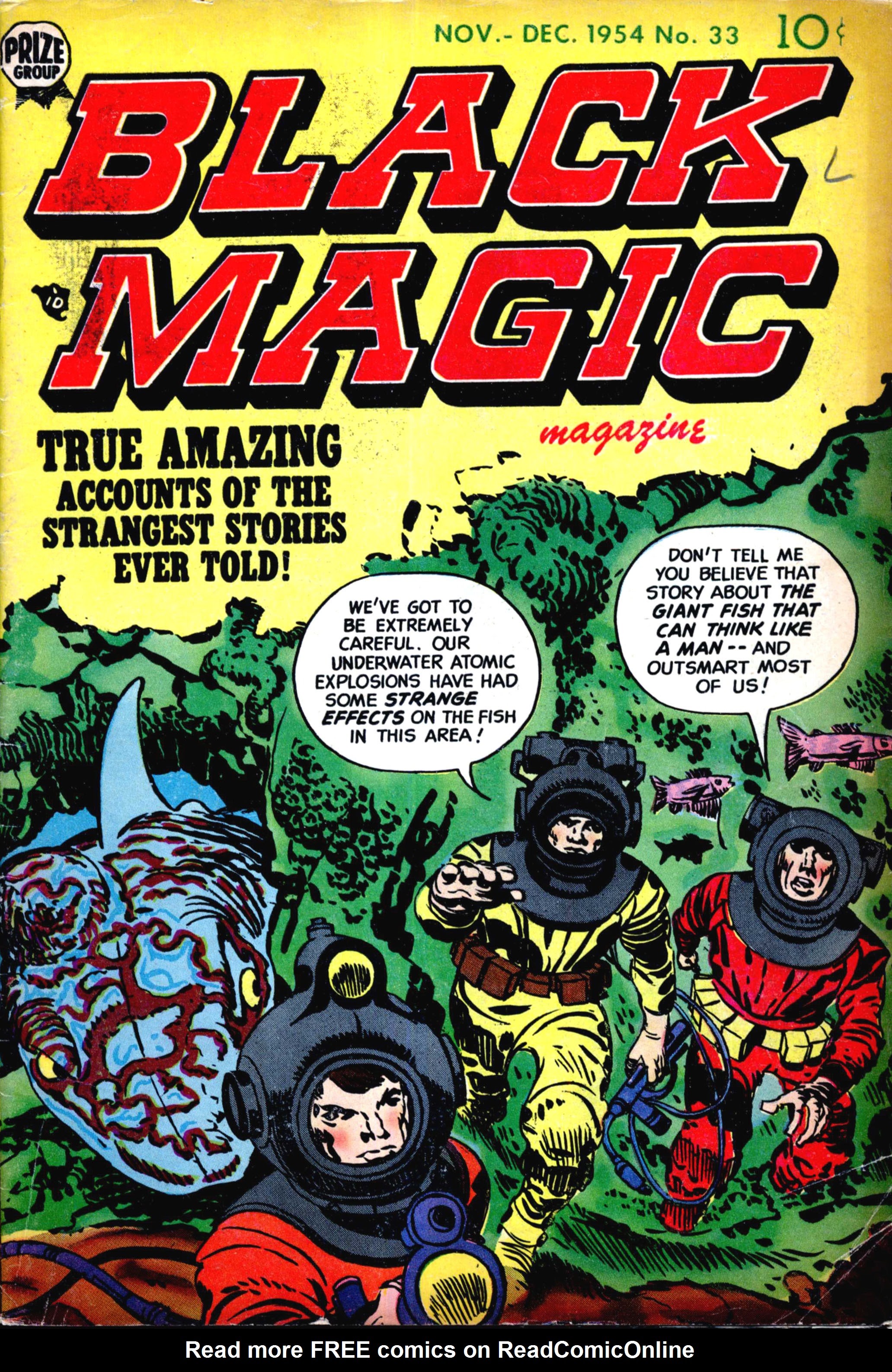 Read online Black Magic (1950) comic -  Issue #33 - 1