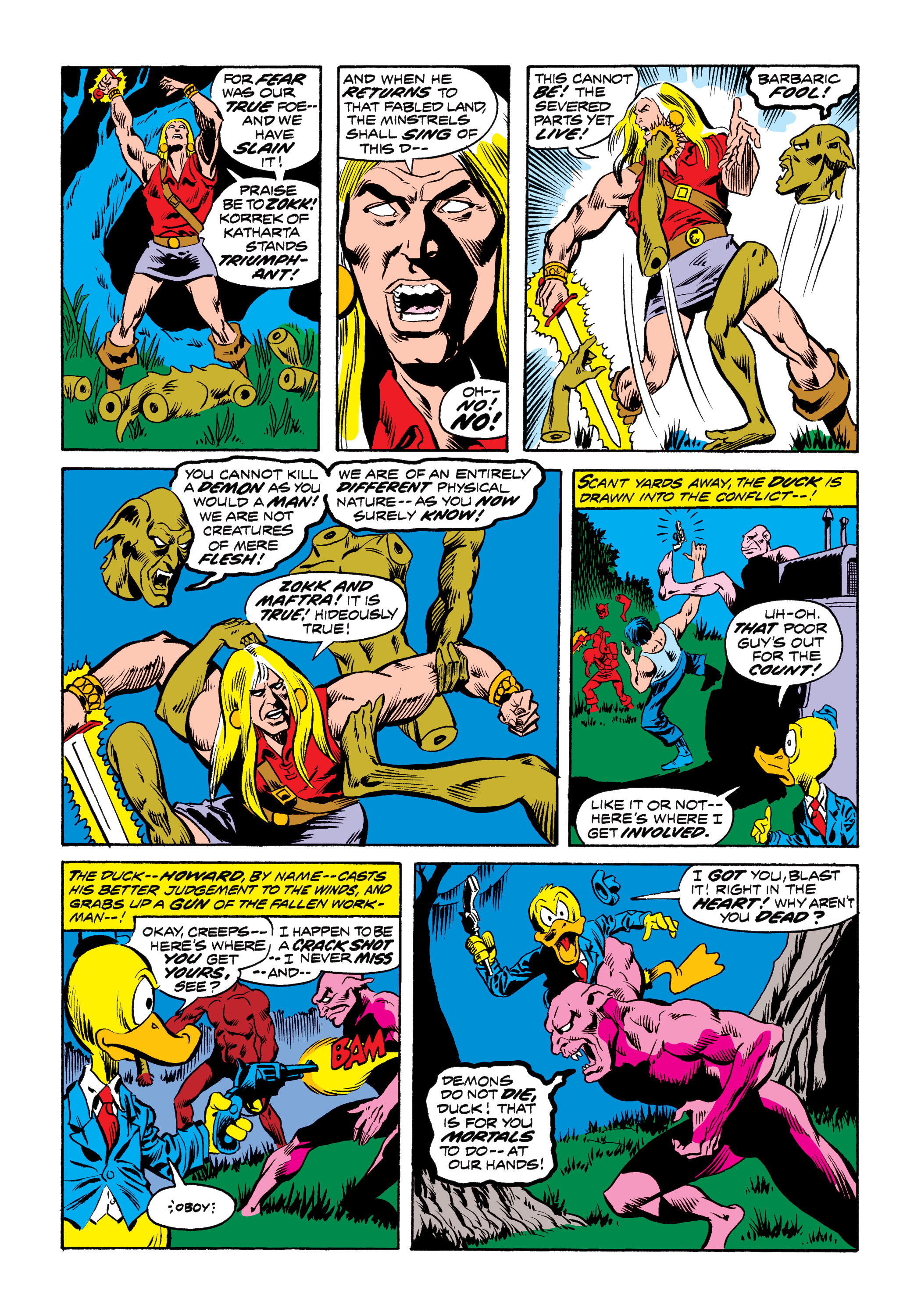Read online Marvel Masterworks: Howard the Duck comic -  Issue # TPB 1 (Part 1) - 18