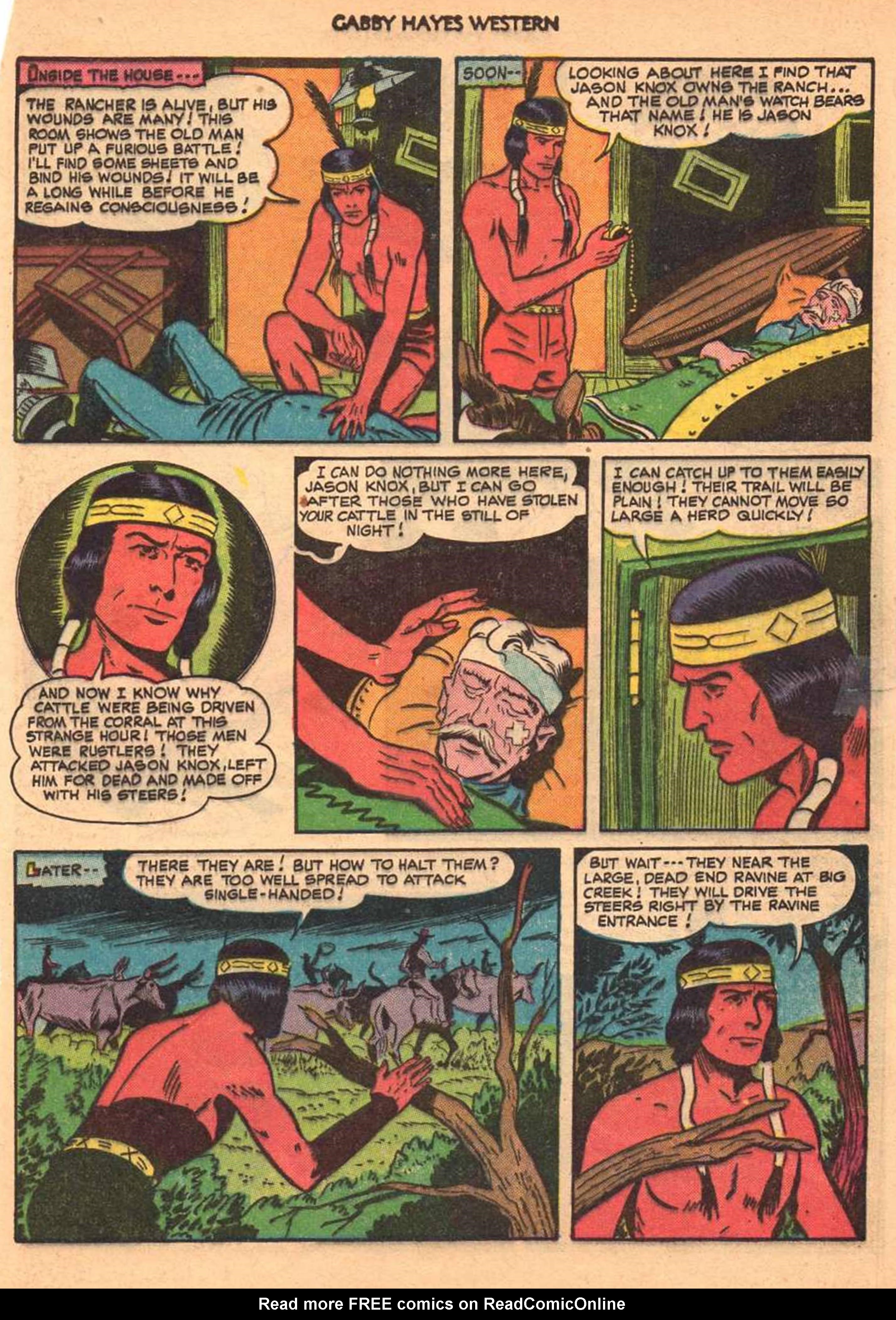 Read online Gabby Hayes Western comic -  Issue #24 - 17