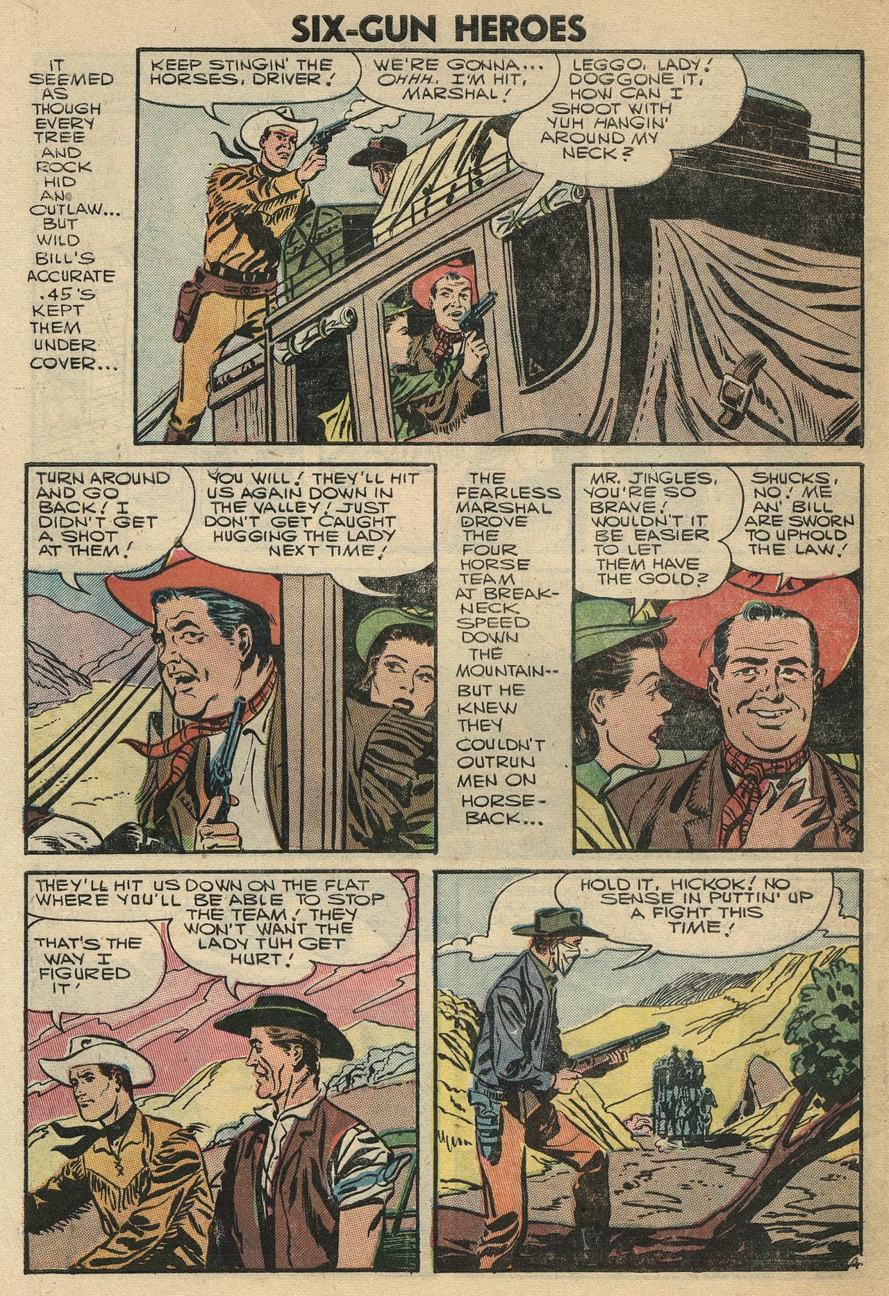 Read online Six-Gun Heroes comic -  Issue #40 - 6
