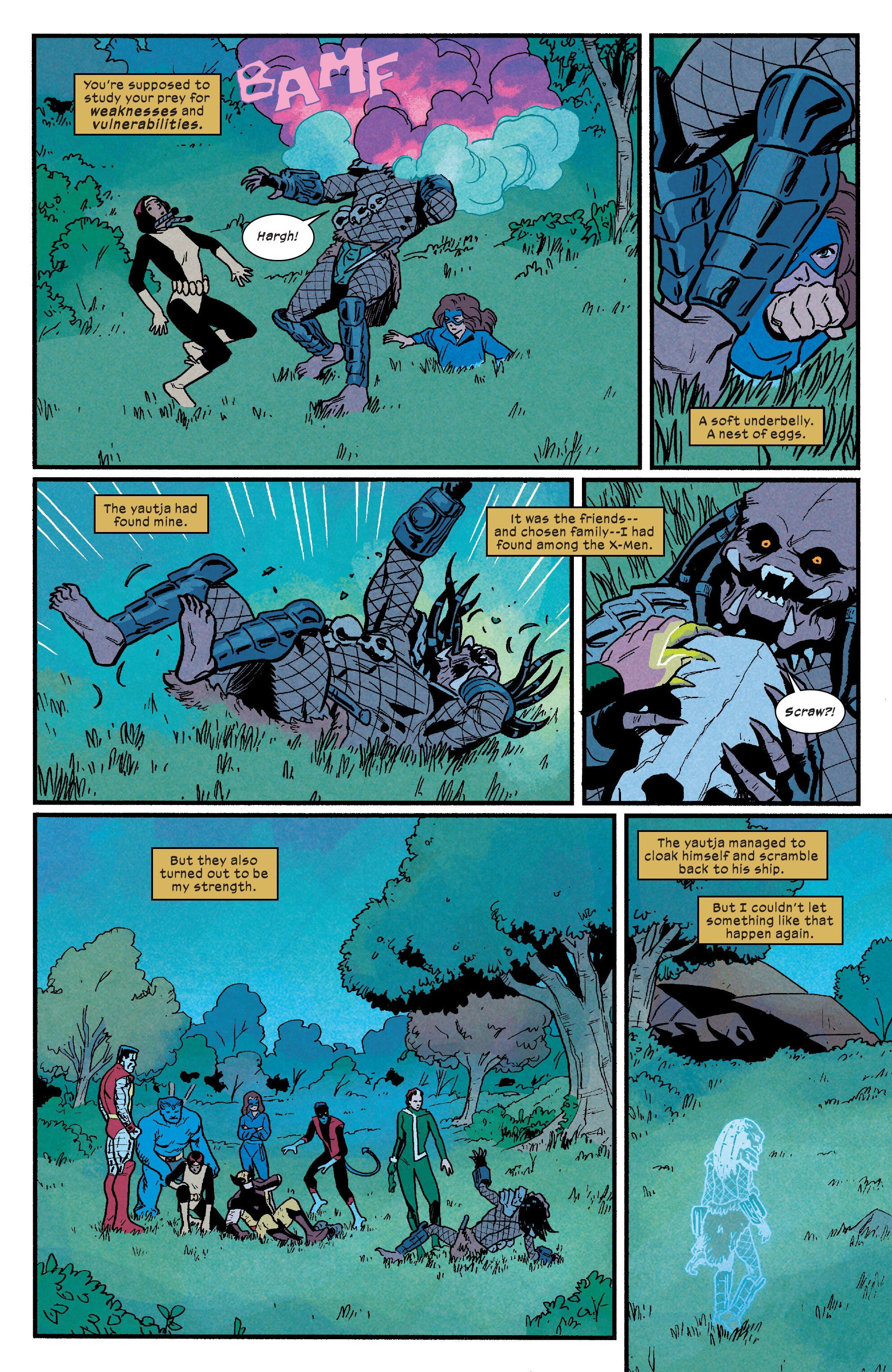 Read online Predator vs. Wolverine comic -  Issue #4 - 22