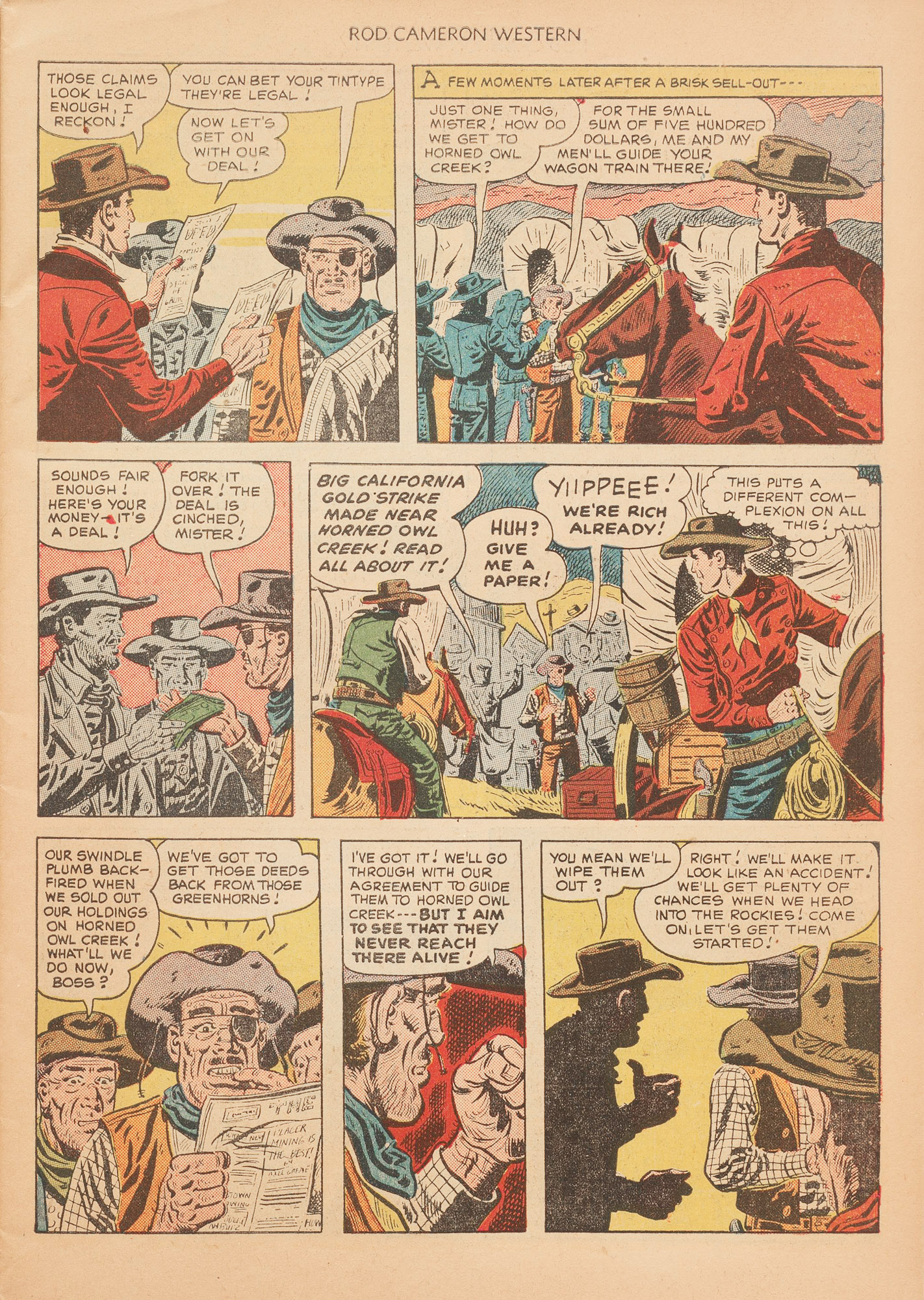 Read online Rod Cameron Western comic -  Issue #7 - 7