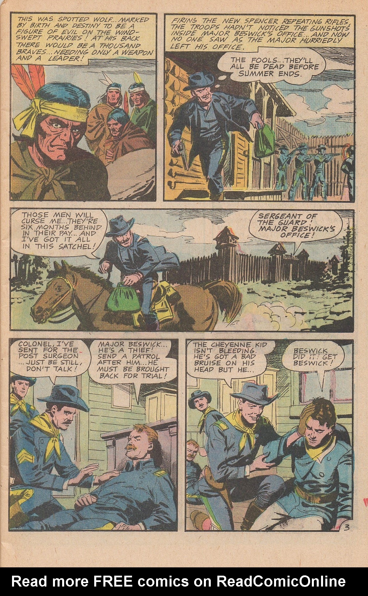 Read online Cheyenne Kid comic -  Issue #66 - 7