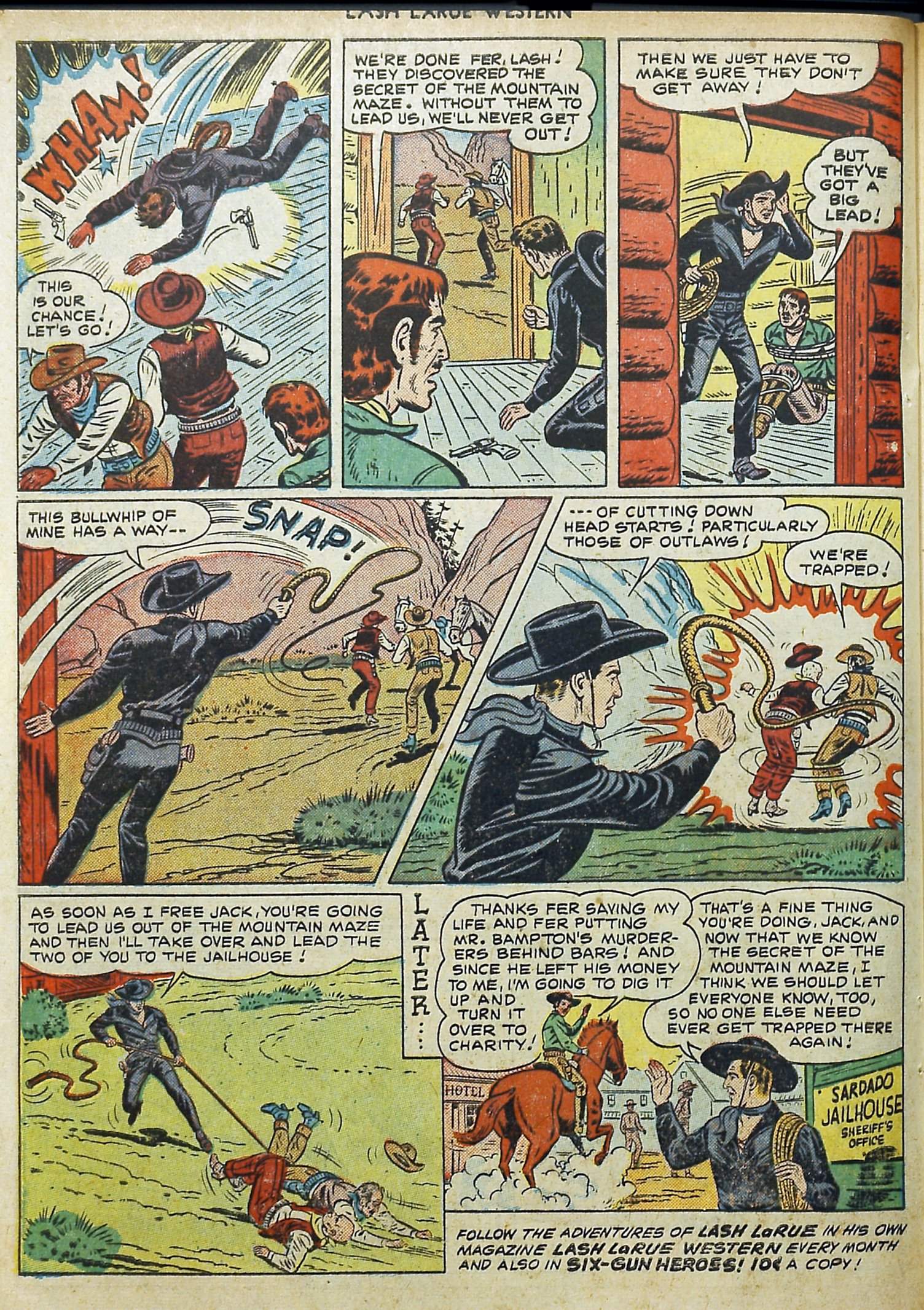 Read online Lash Larue Western (1949) comic -  Issue #11 - 32