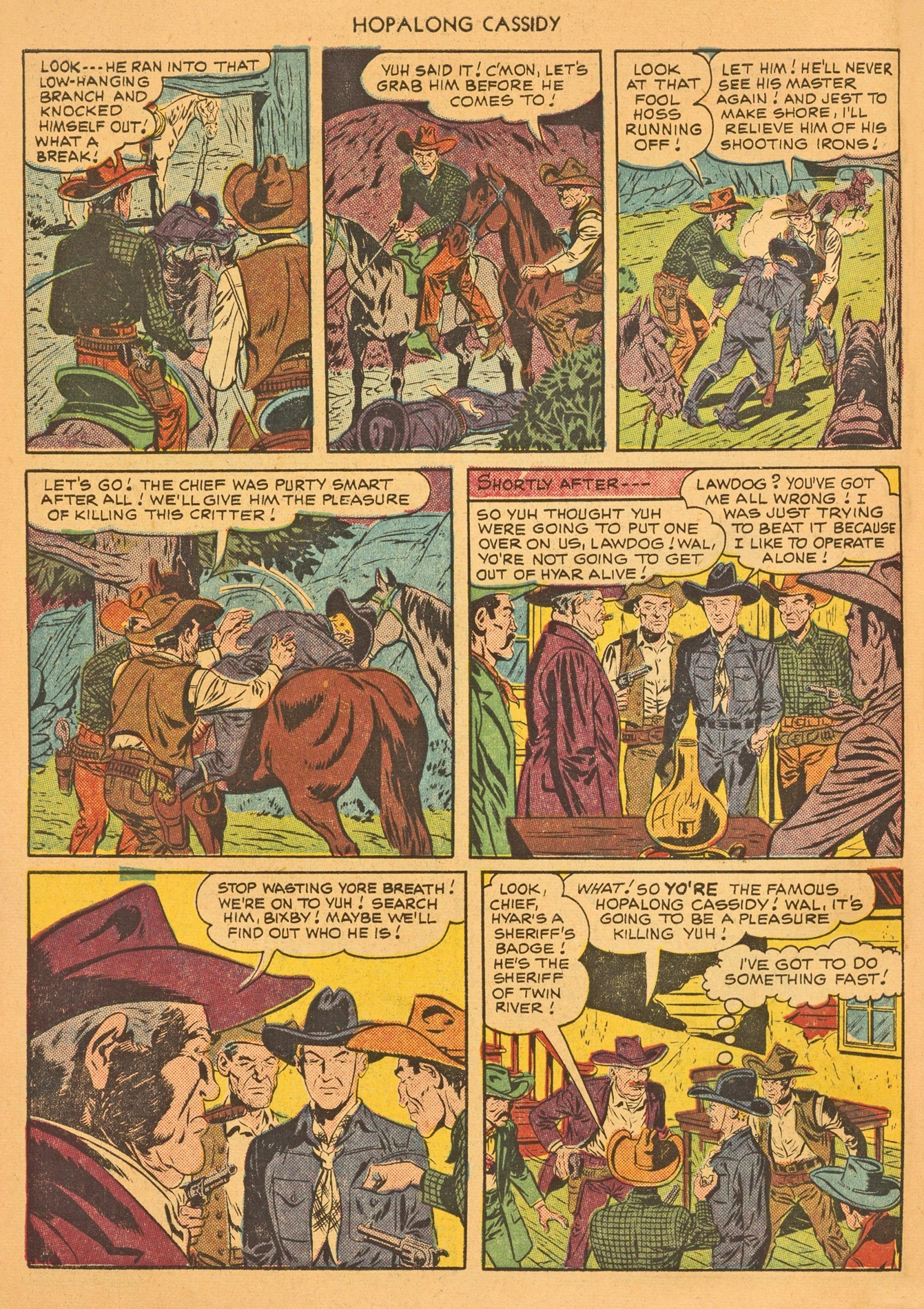 Read online Hopalong Cassidy comic -  Issue #50 - 10