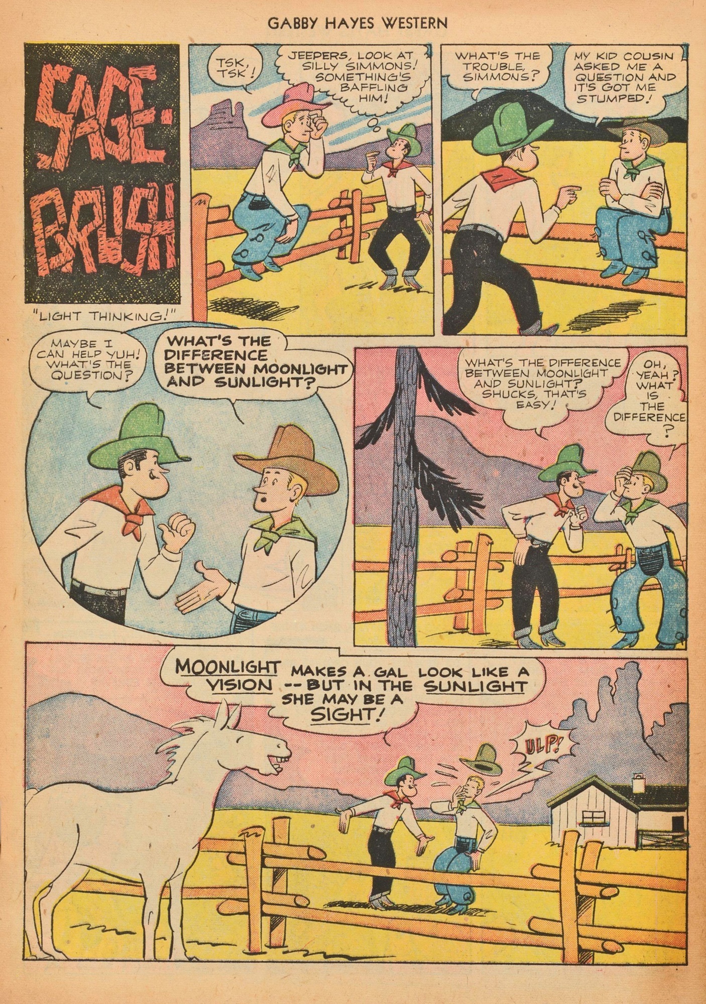 Read online Gabby Hayes Western comic -  Issue #43 - 28