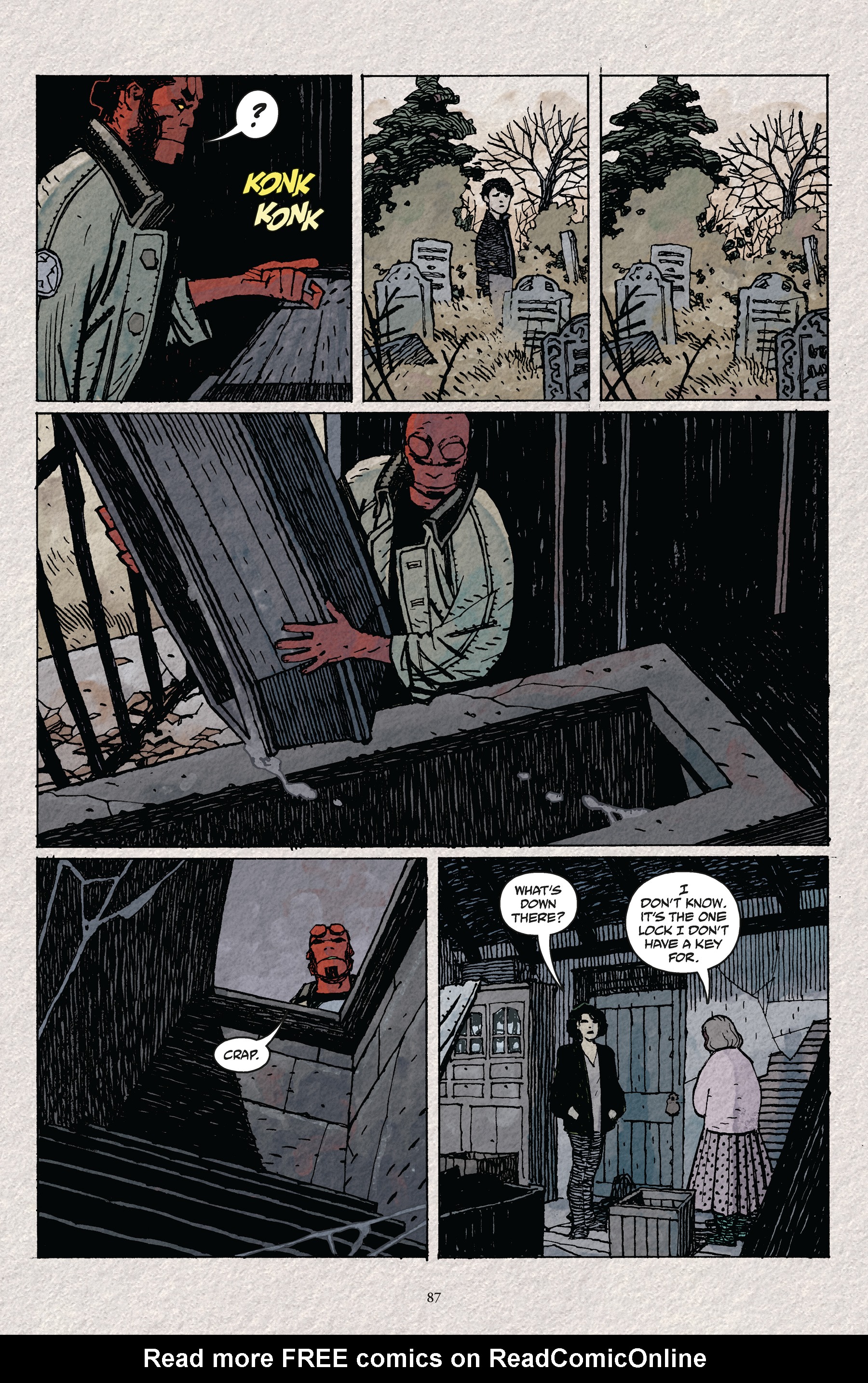 Read online Hellboy and the B.P.R.D.: The Secret of Chesbro House & Others comic -  Issue # TPB (Part 1) - 87
