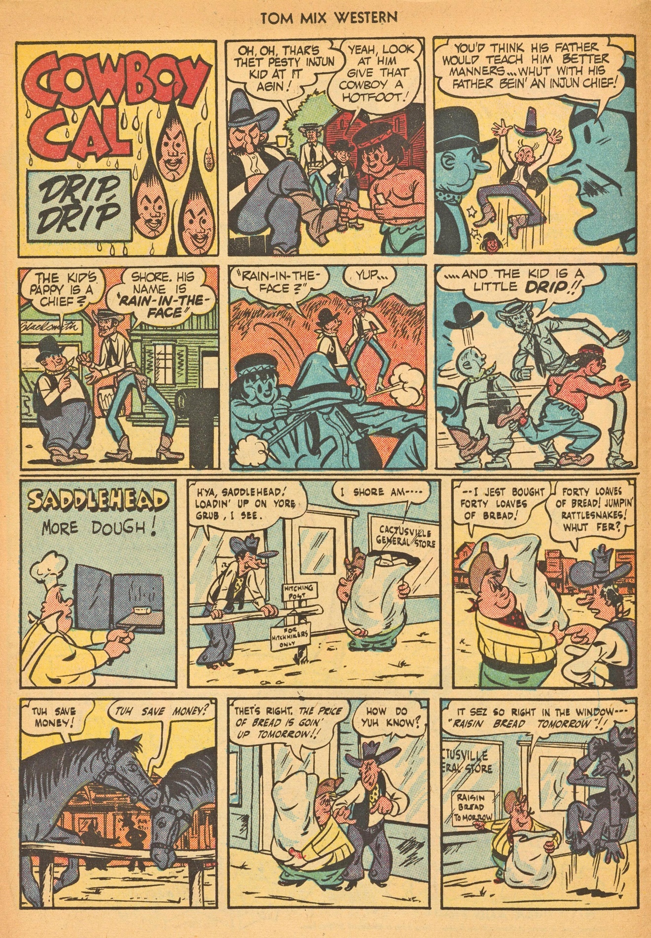 Read online Tom Mix Western (1948) comic -  Issue #8 - 14